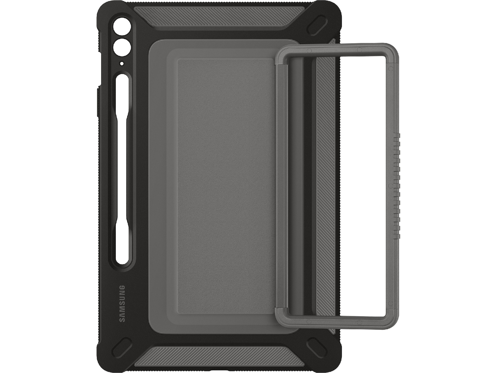Samsung Galaxy Tab S9 FE+ Outdoor Cover (sort/grå) Deksel til nettbrett
