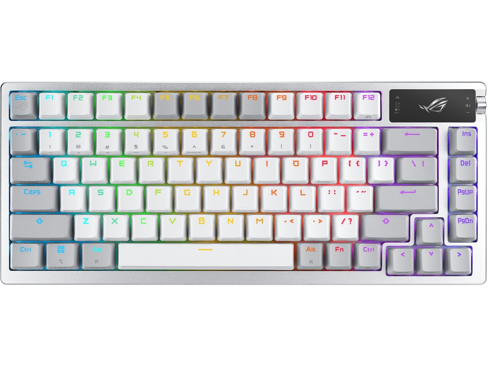 ASUS ROG Azoth Trådløs DIY Gamingtastatur (hvit) -B-Grade Demo tastatur