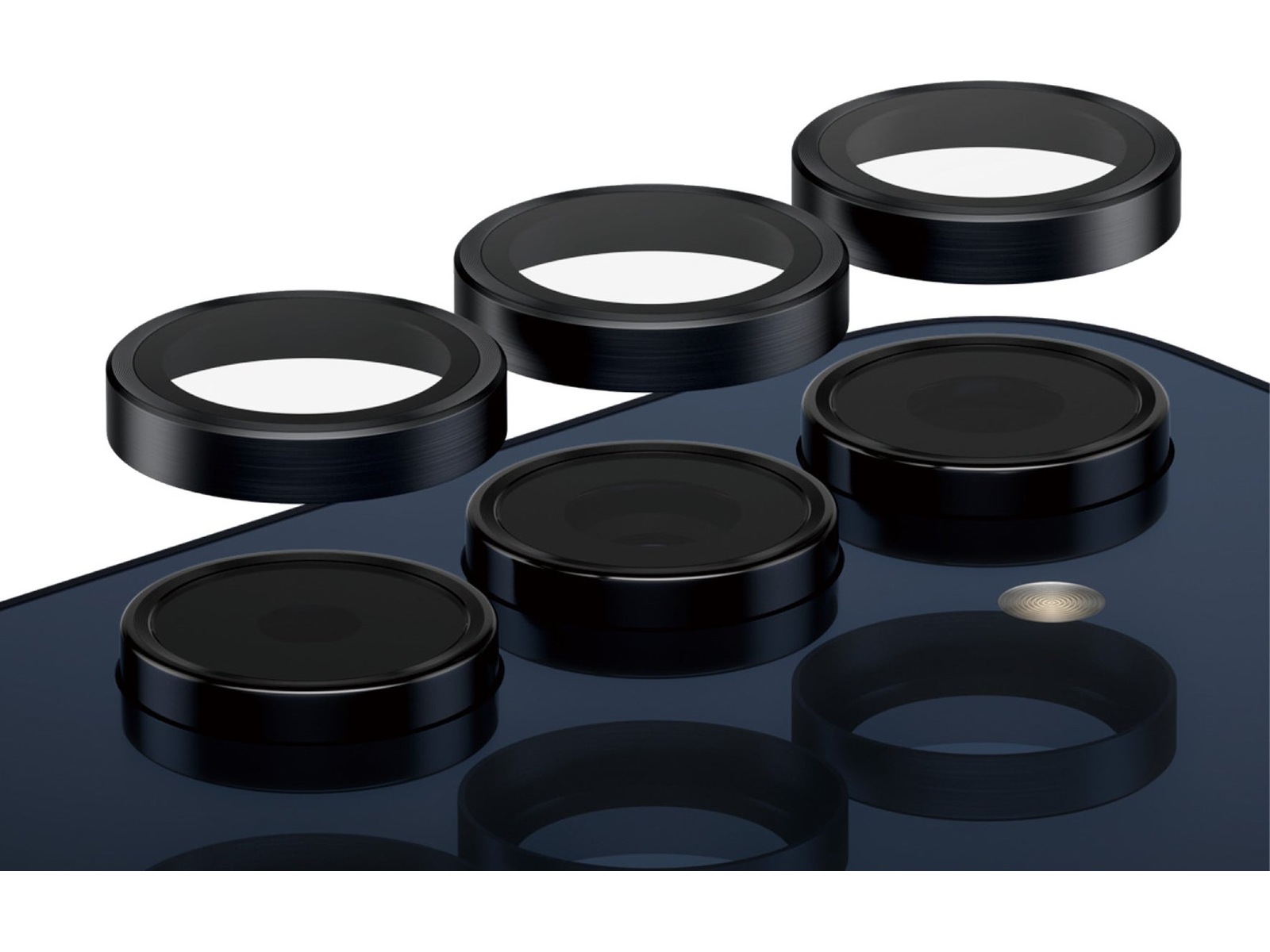 PanzerGlass Galaxy A55 5G Hoops Linsebeskytter (sort) Skjermbeskytter