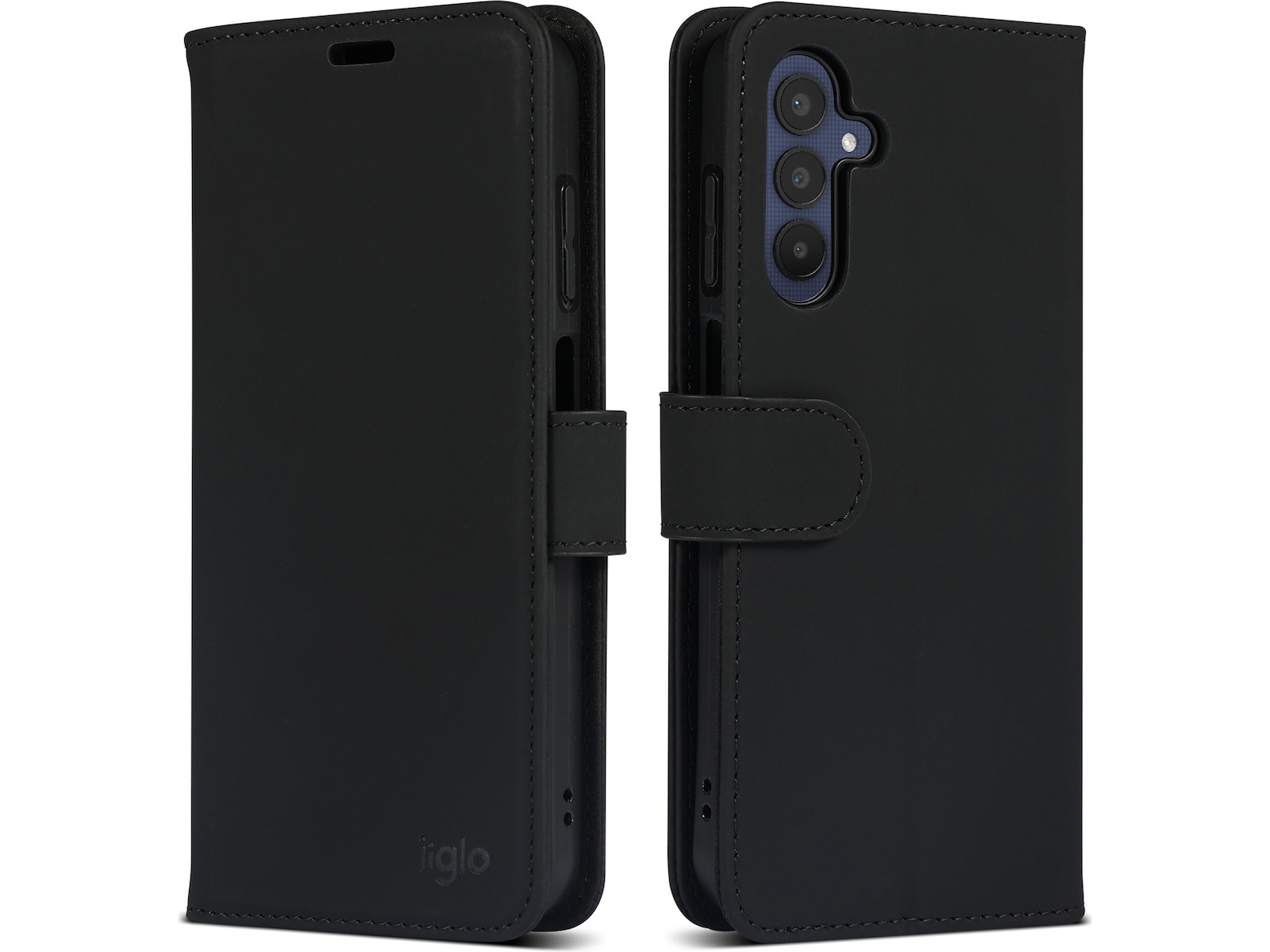 iiglo Samsung Galaxy A25 Lommebokdeksel (sort) Mobildeksel