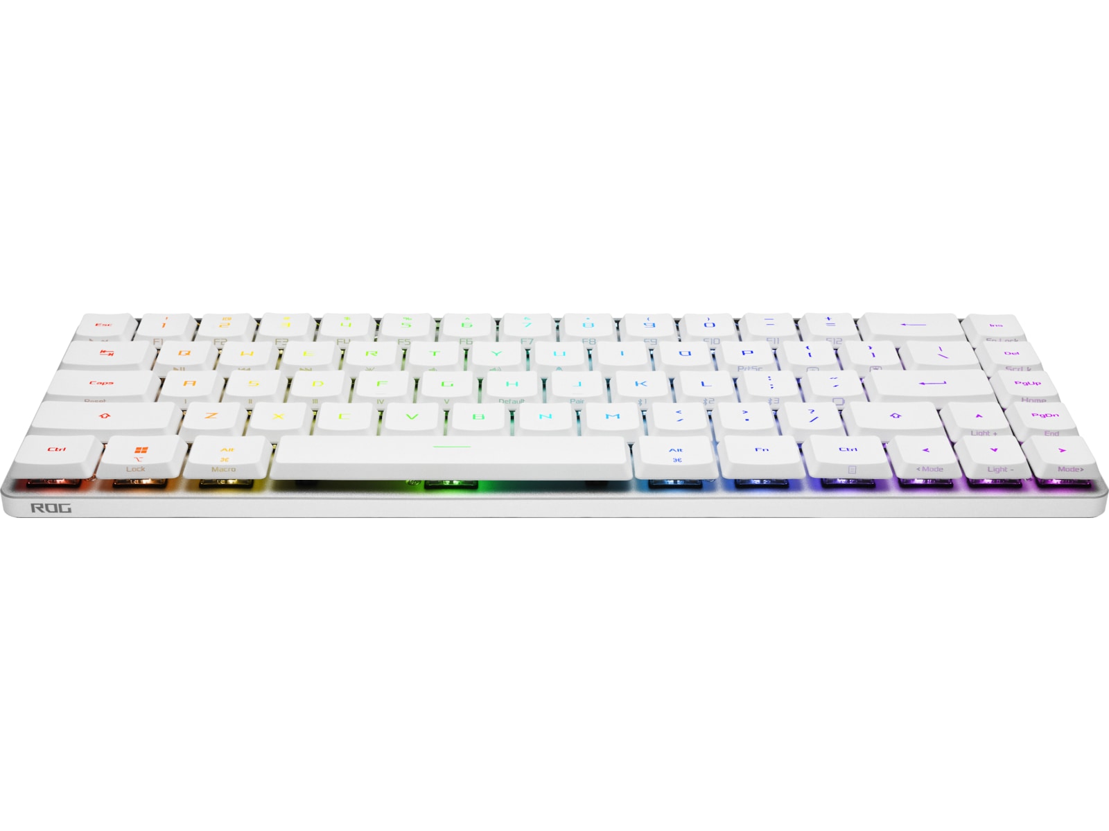 ASUS ROG Falchion RX Low Profile Optical trådløst gamingtastatur(hvit) Gamingtastatur