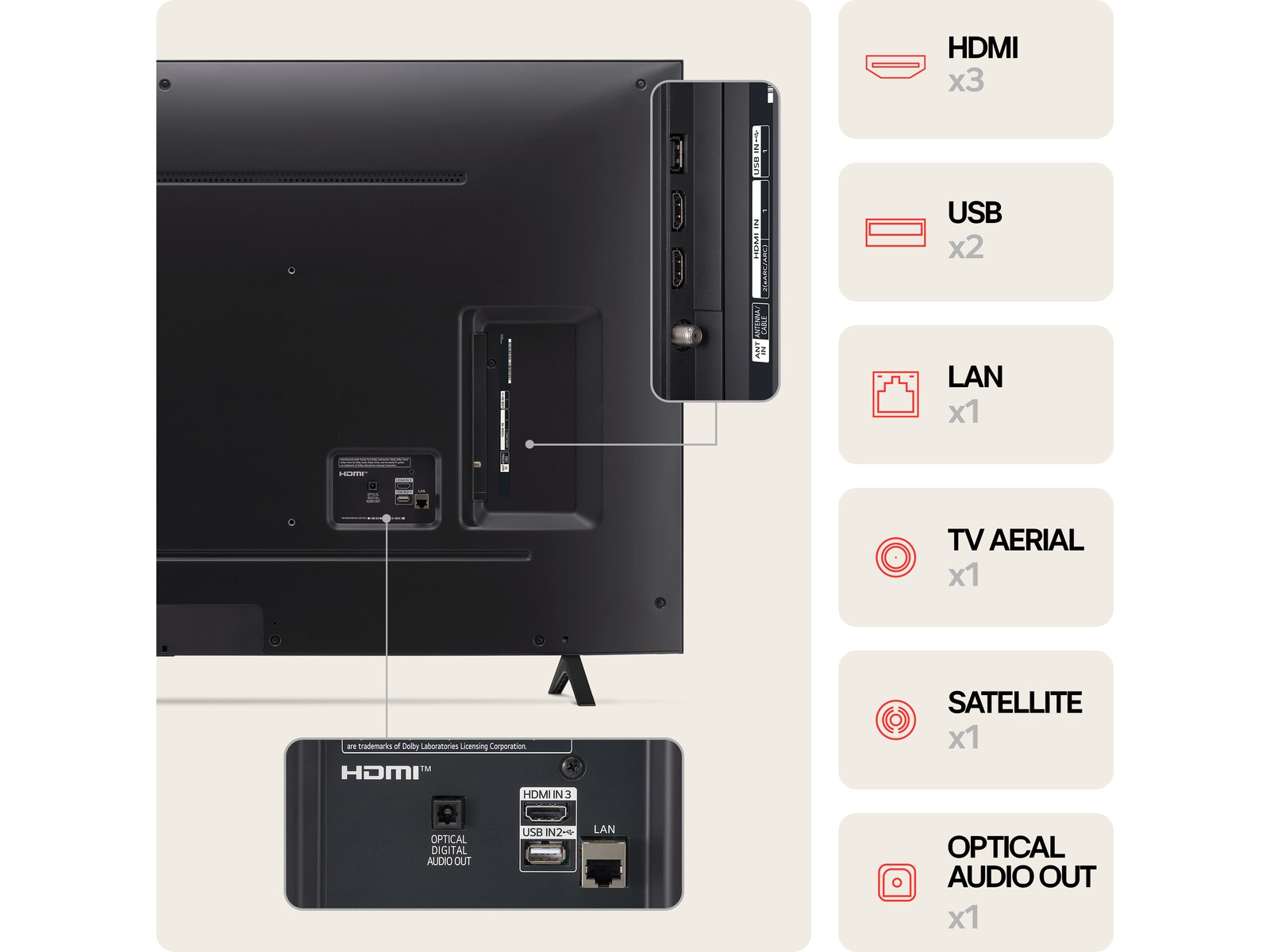 LG 55'' NANO 81 4K-TV (2024) 55NANO81T6A 50 - 59 tommer TV