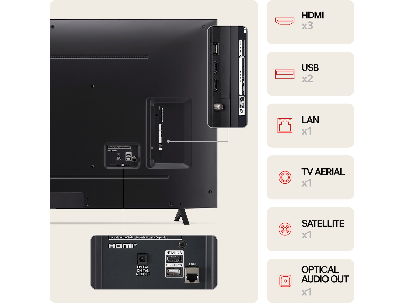 LG 50'' NANO 81 4K TV (2024) 50NANO81T6A 50 - 59 tommer TV