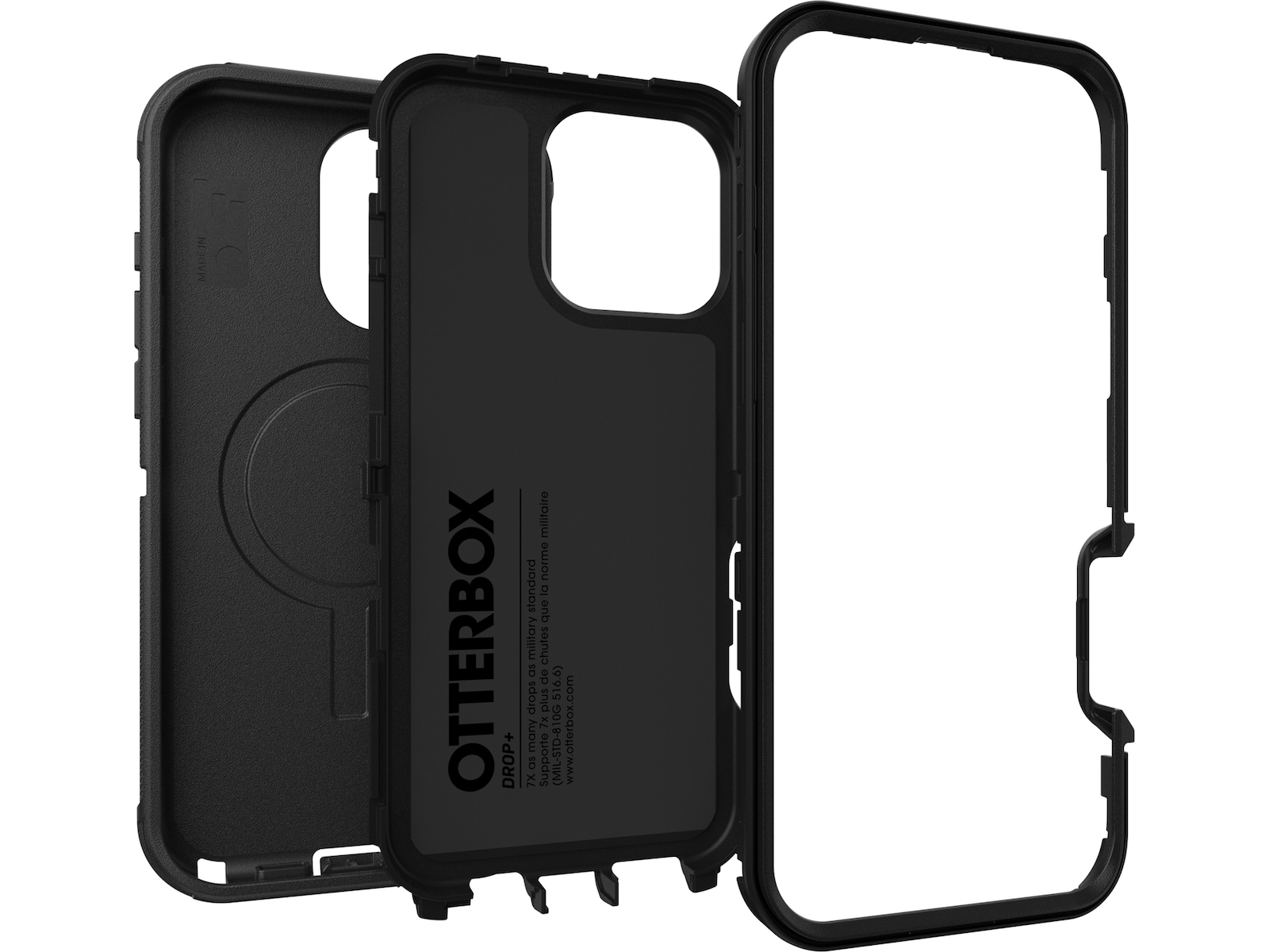 OtterBox iPhone 16 Pro Max Defender deksel - ProPack (sort) Mobildeksel