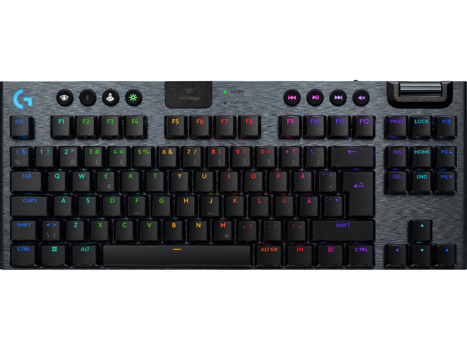 Logitech G915 X Lightspeed TKL Trådløst Gamingtastatur (sort) Gamingtastatur