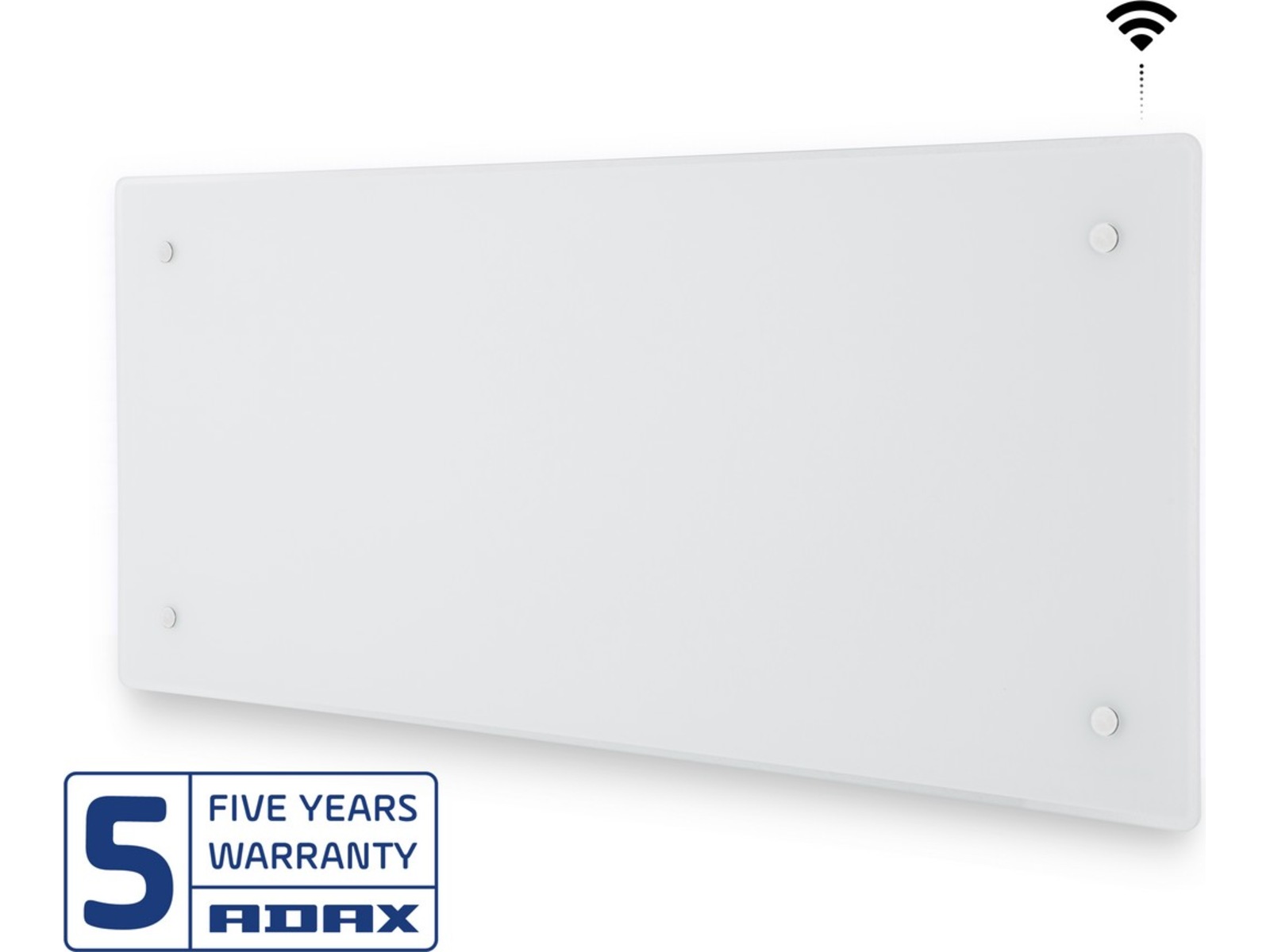 Adax Clea WiFi panelovn glass 1000W (hvit) Panelovner