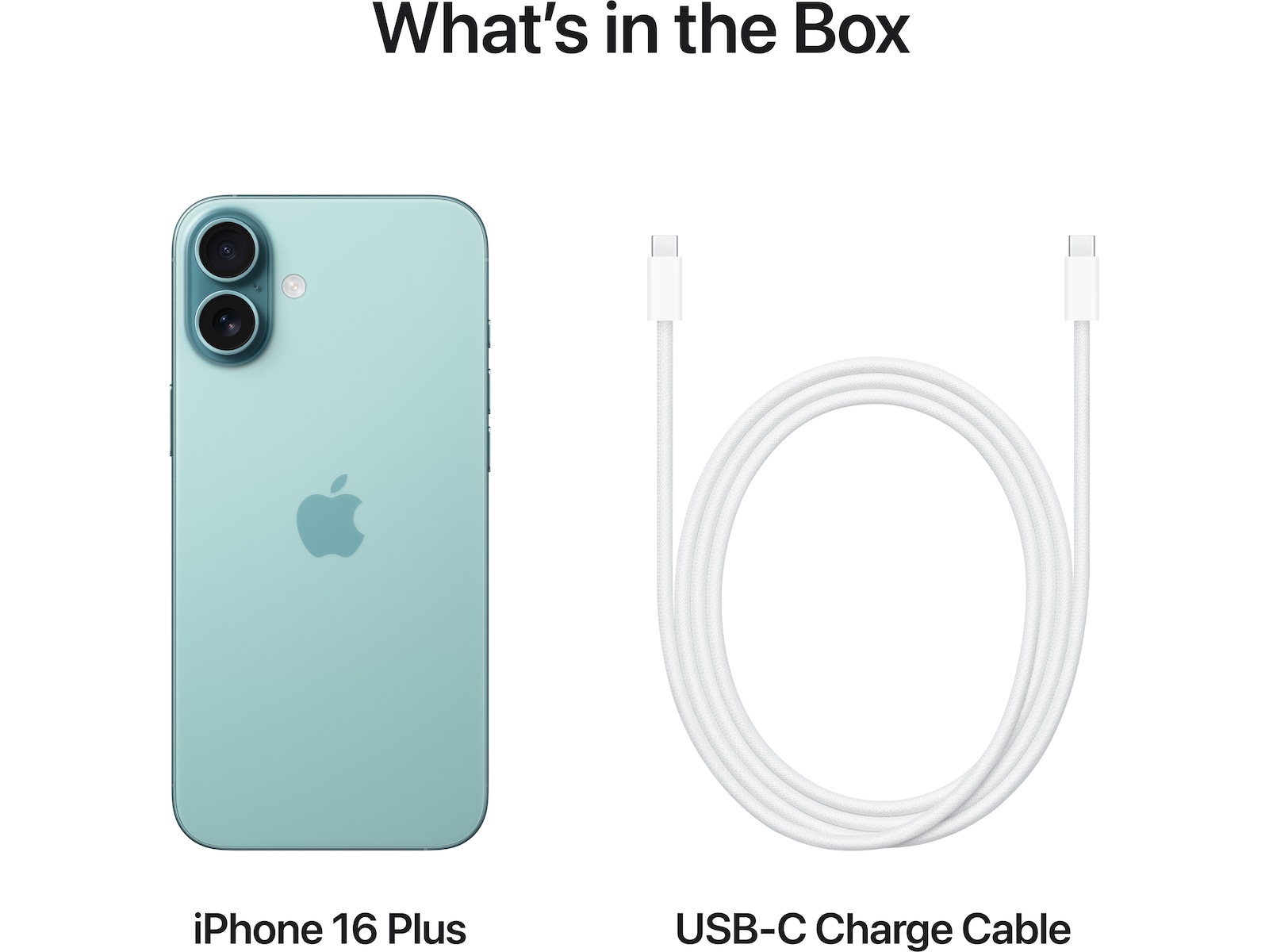 iPhone 16 Plus 128GB (blågrønn) Mobiltelefoner