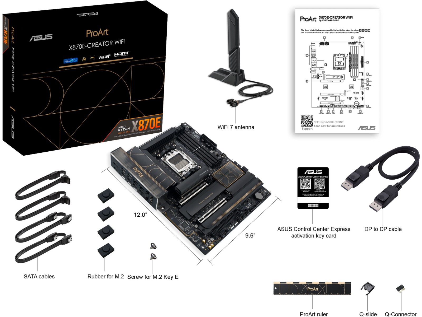 ASUS ProArt X870E-CREATOR WIFI Hovedkort AMD Socket