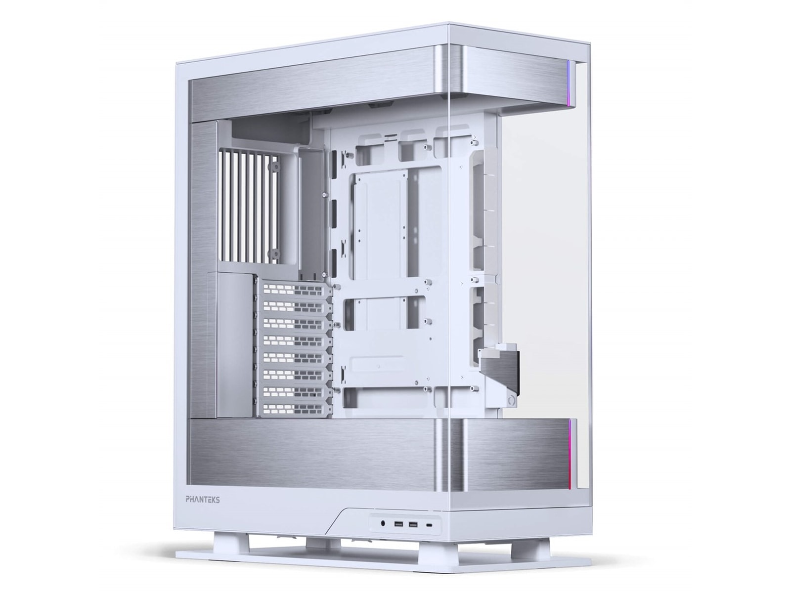 Phanteks Evolv X2 Case Silver White Mid Tower (hvit) Midi tower