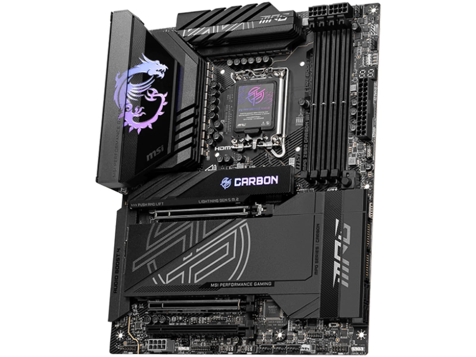 MSI MPG Z890 CARBON WIFI Hovedkort Intel Socket