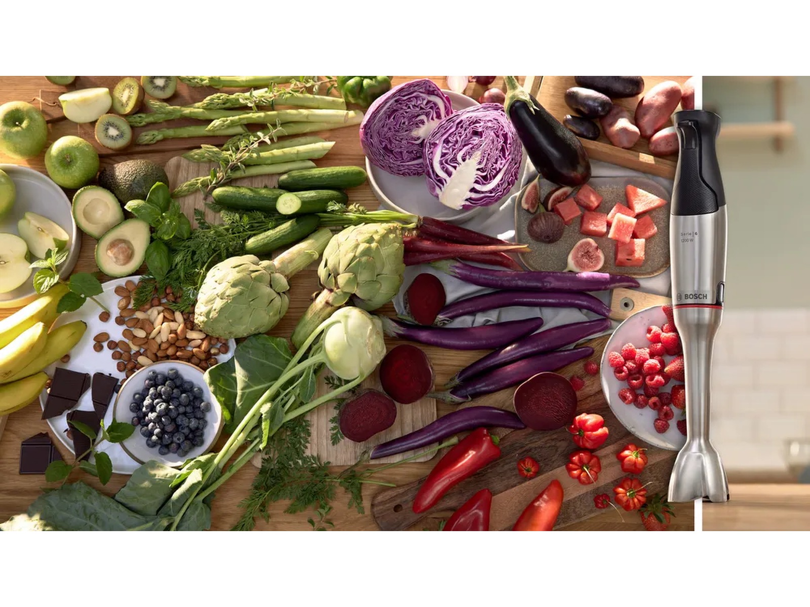 Bosch MSM6M810 miksestav (rustfritt stål) Hånd- & stavmiksere