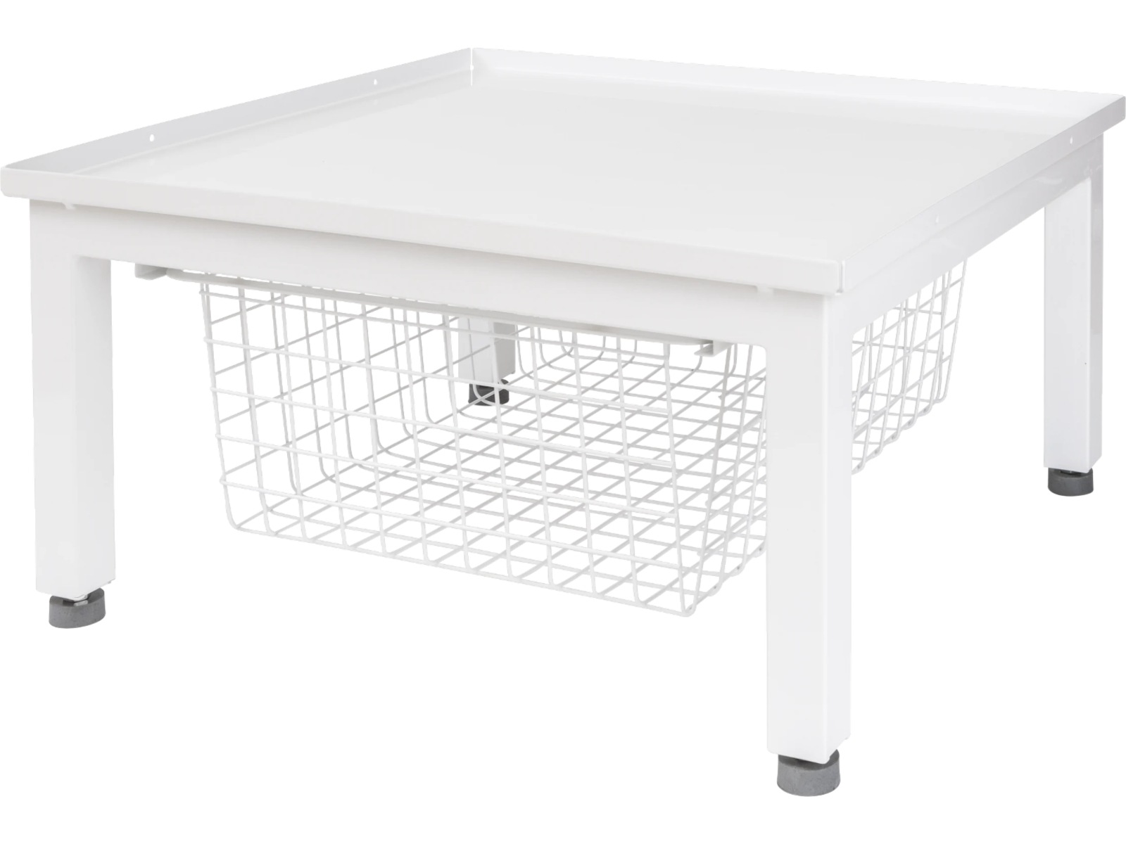 Nordic Quality basehøyde for vaskemaskin/tørketrommel med kurv Tilbehør til vaskemaskin og tørketrommel