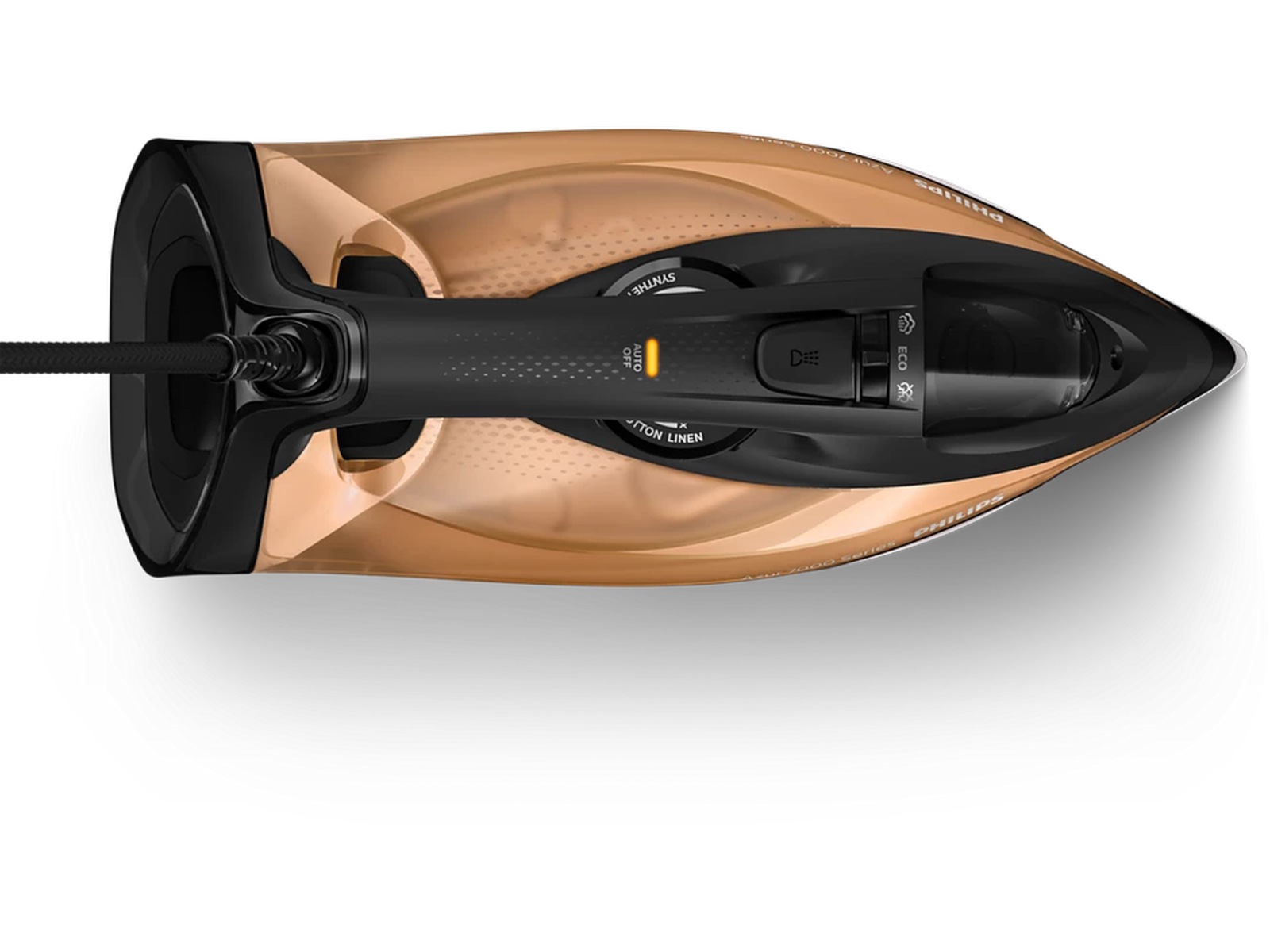 Philips 7000 Series DST7040/81 Dampstrykejern (sort/gull) Strykejern