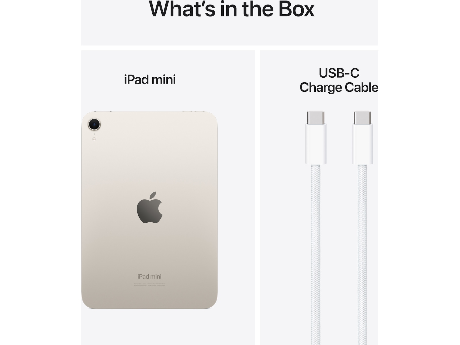 iPad mini Wi-Fi 256GB - Starlight Nettbrett / iPad
