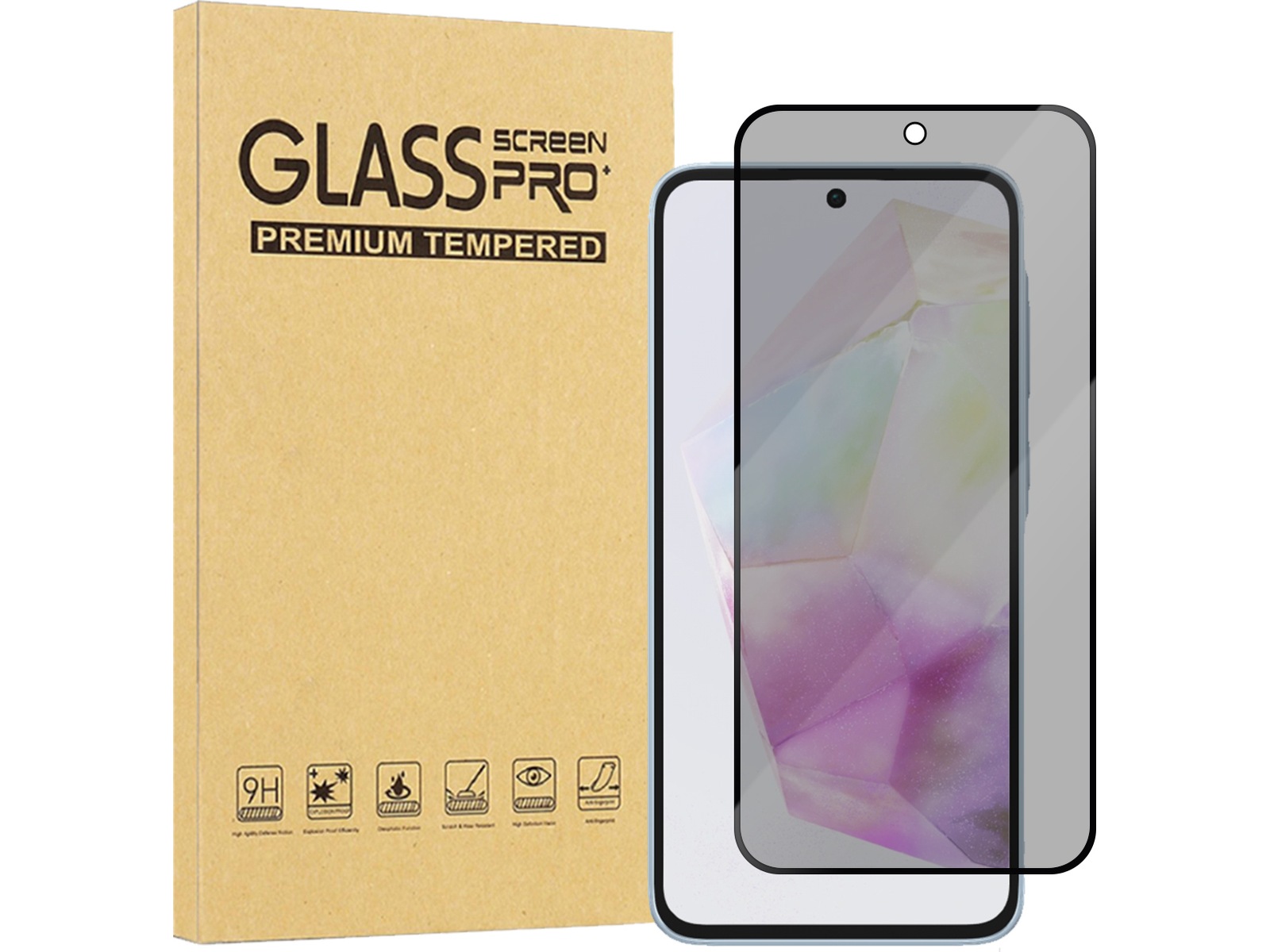 iiglo Galaxy A56 Privacy Skjermbeskytter Skjermbeskytter