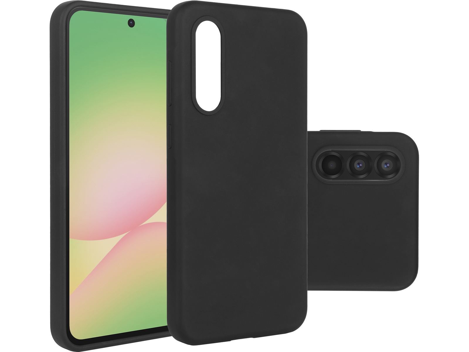 iiglo Galaxy A56 Silikondeksel (sort) Mobildeksel