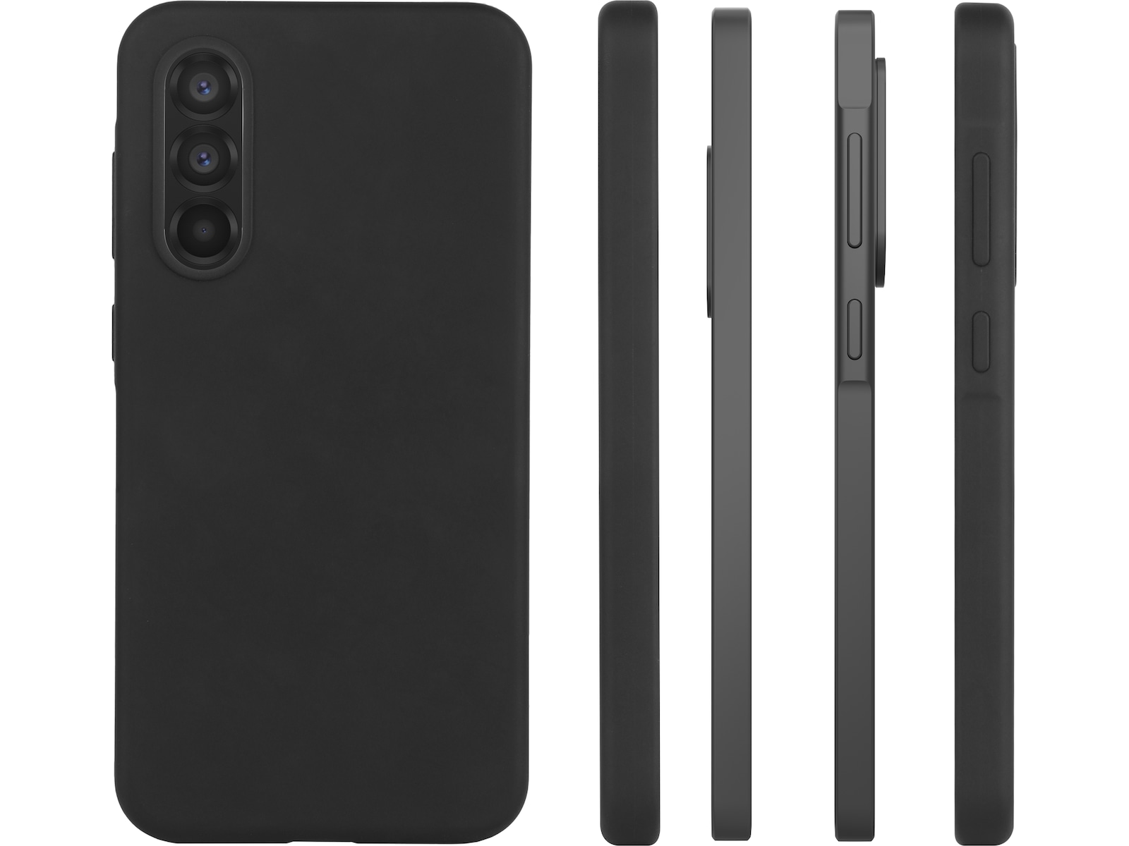 iiglo Galaxy A56 Silikondeksel (sort) Mobildeksel
