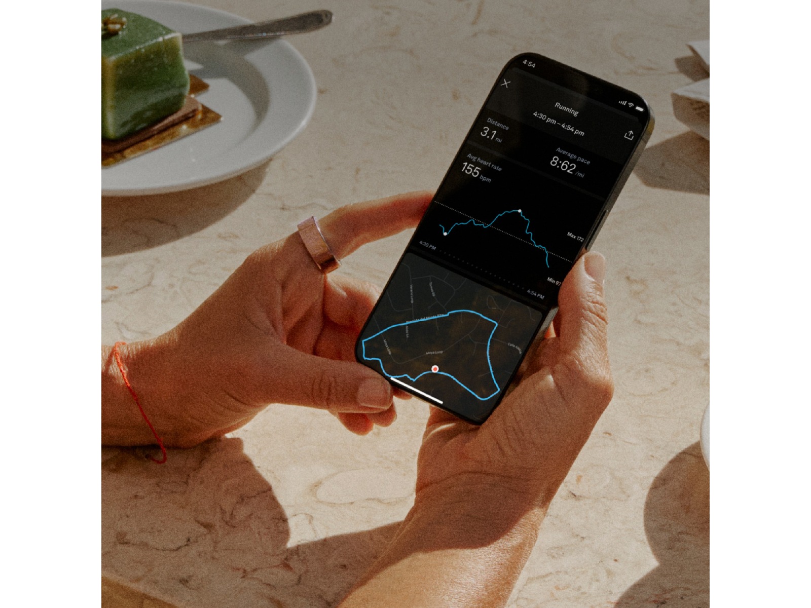 Oura Ring 4 Smart Ring str. 4 (rosegull) Smart ring