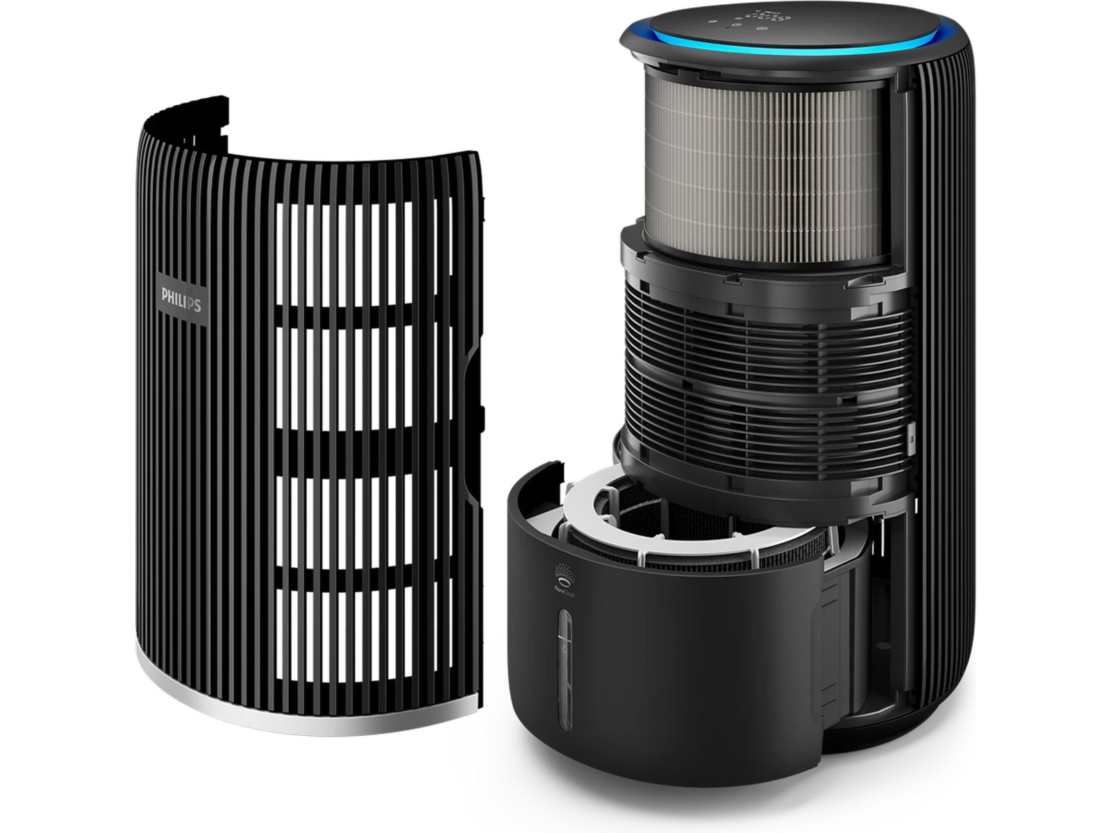 Philips PureProtect Water 3400 Series smart 2-i-1-luftrenser og fukter Luftrensere