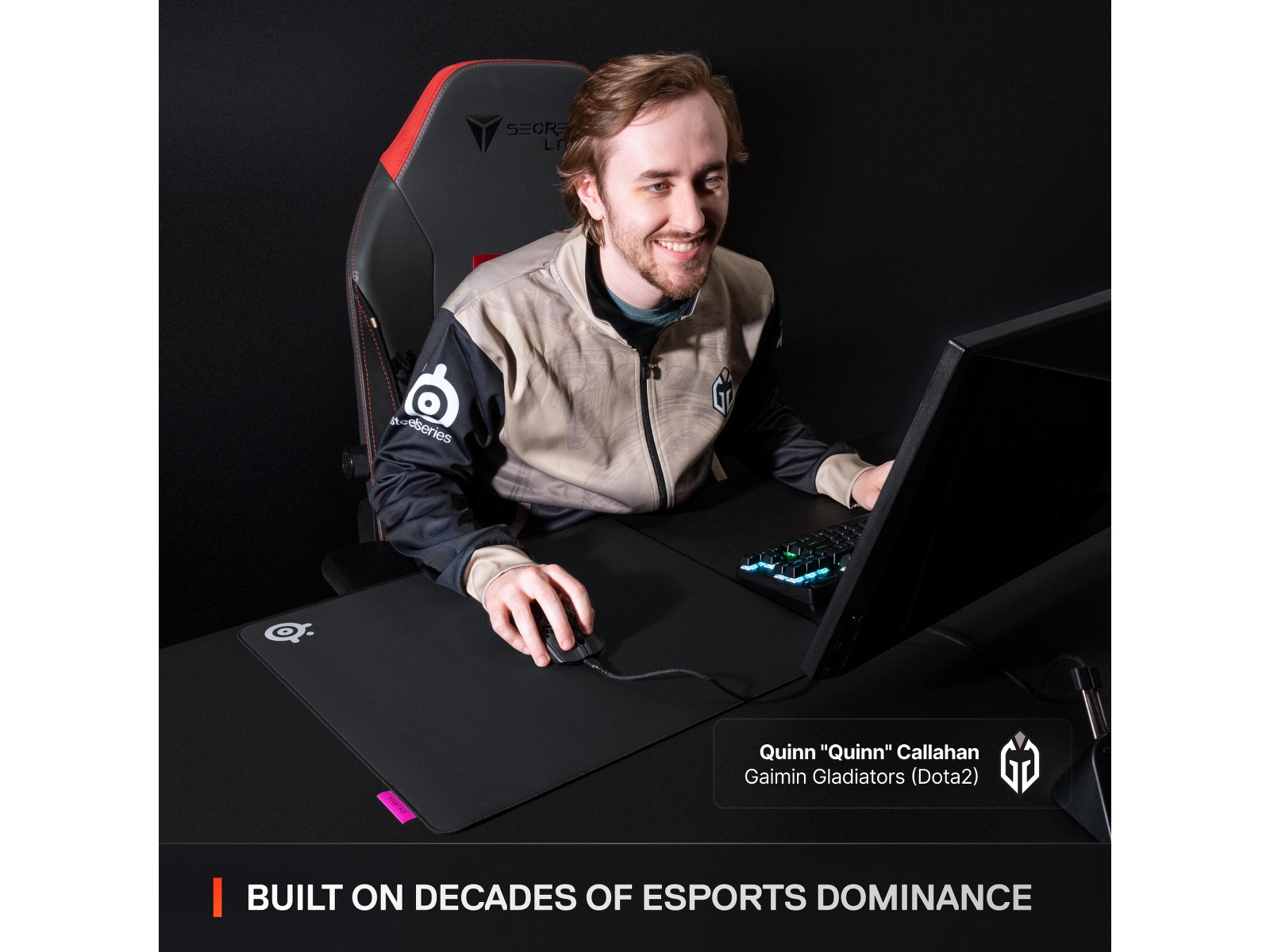 SteelSeries QcK Performance L Speed gamingmusematte Gamingmusematte