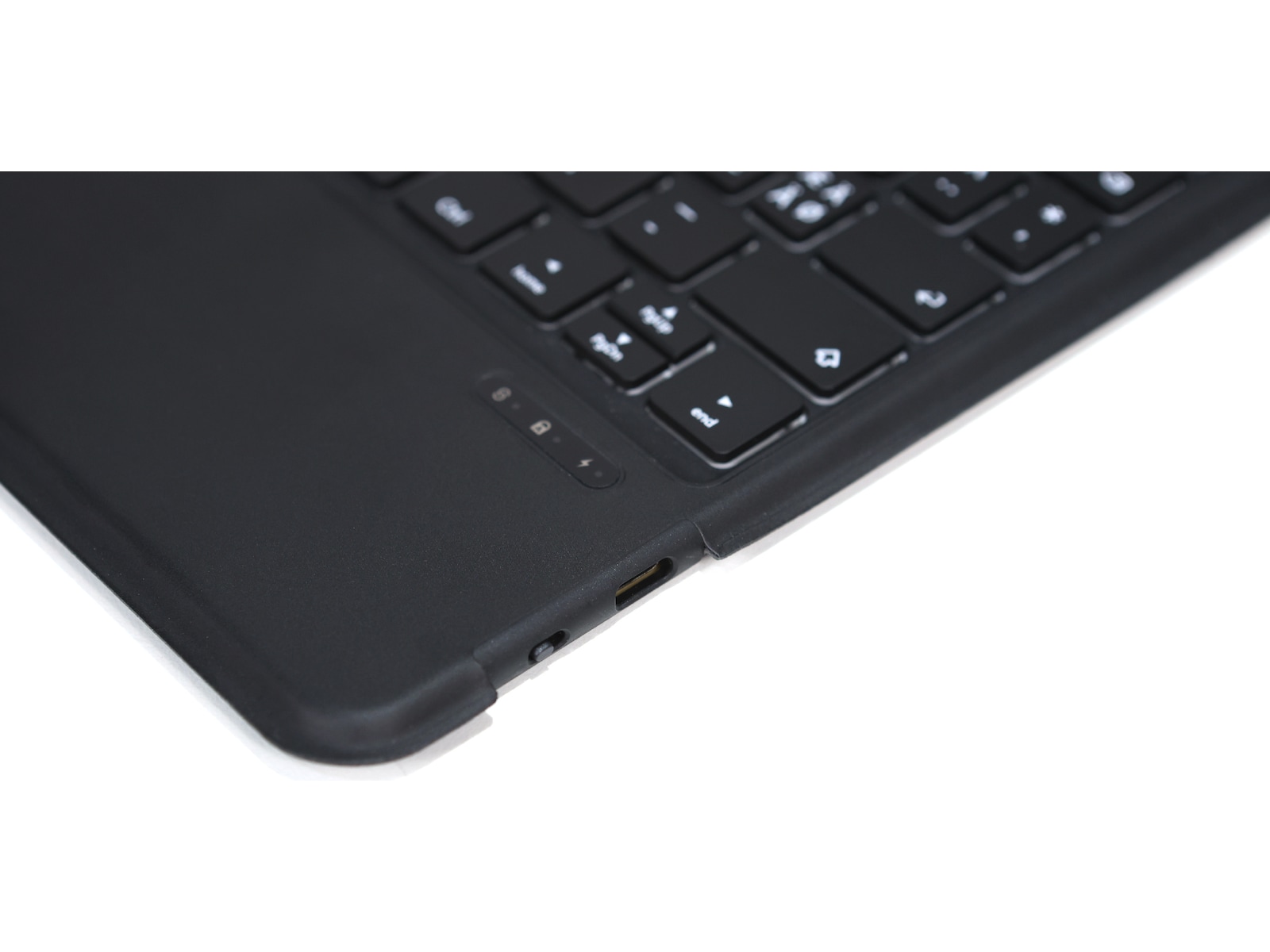 Gre8t Galaxy Tab A9+ tastaturdeksel (sort) Tastatur og stylus