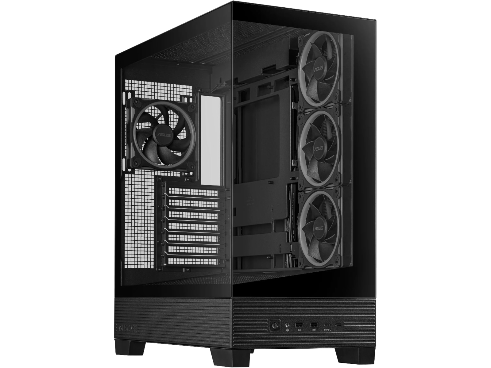 Asus A31 PLUS ARGB Mid Tower (sort) Midi tower