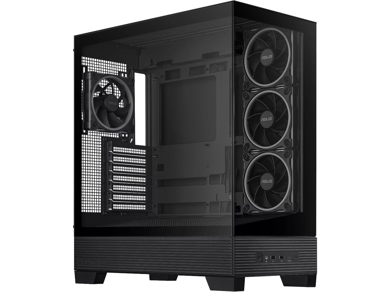 Asus A31 PLUS ARGB Mid Tower (sort) Midi tower