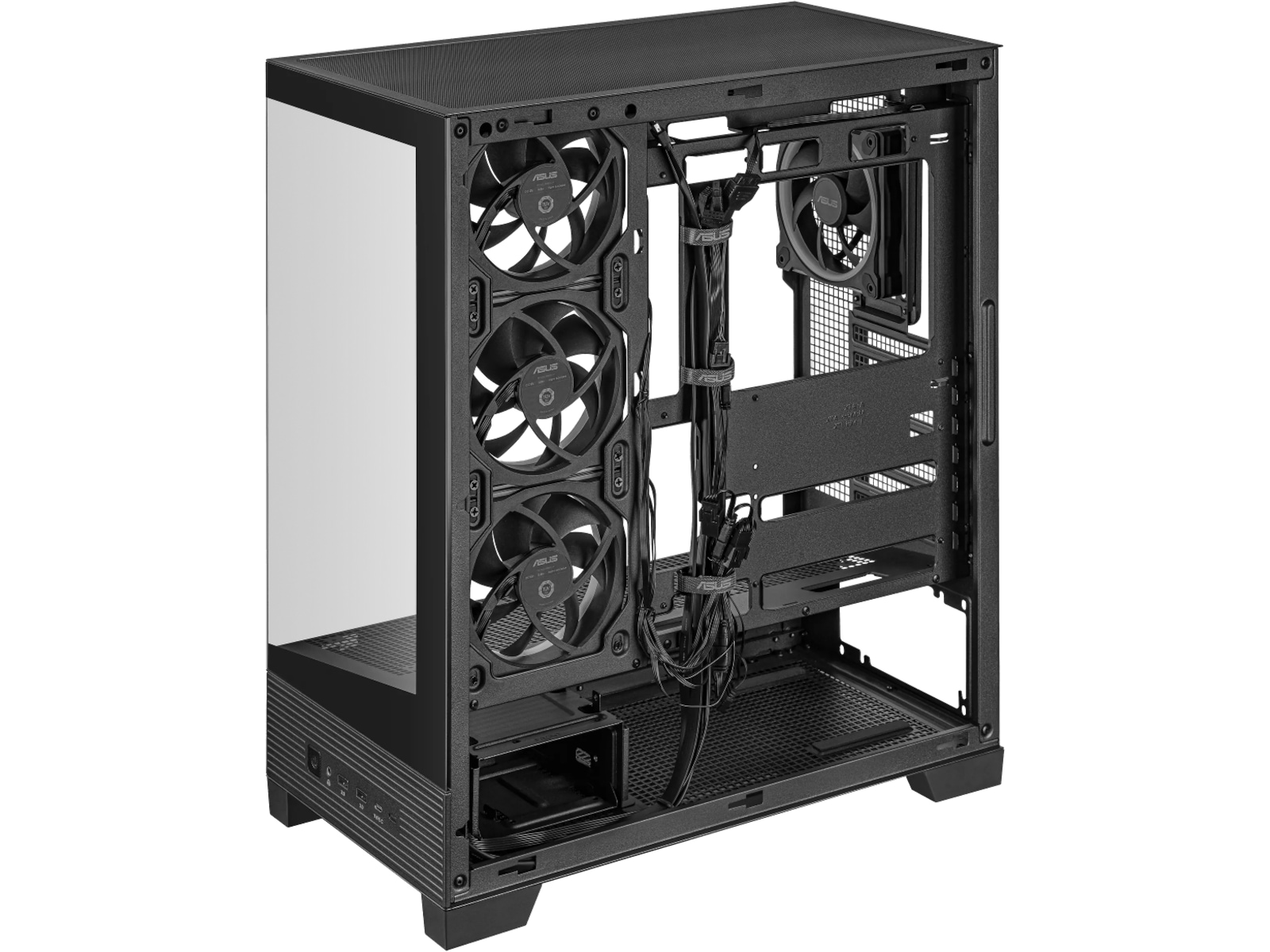 Asus A31 PLUS ARGB Mid Tower (sort) Midi tower