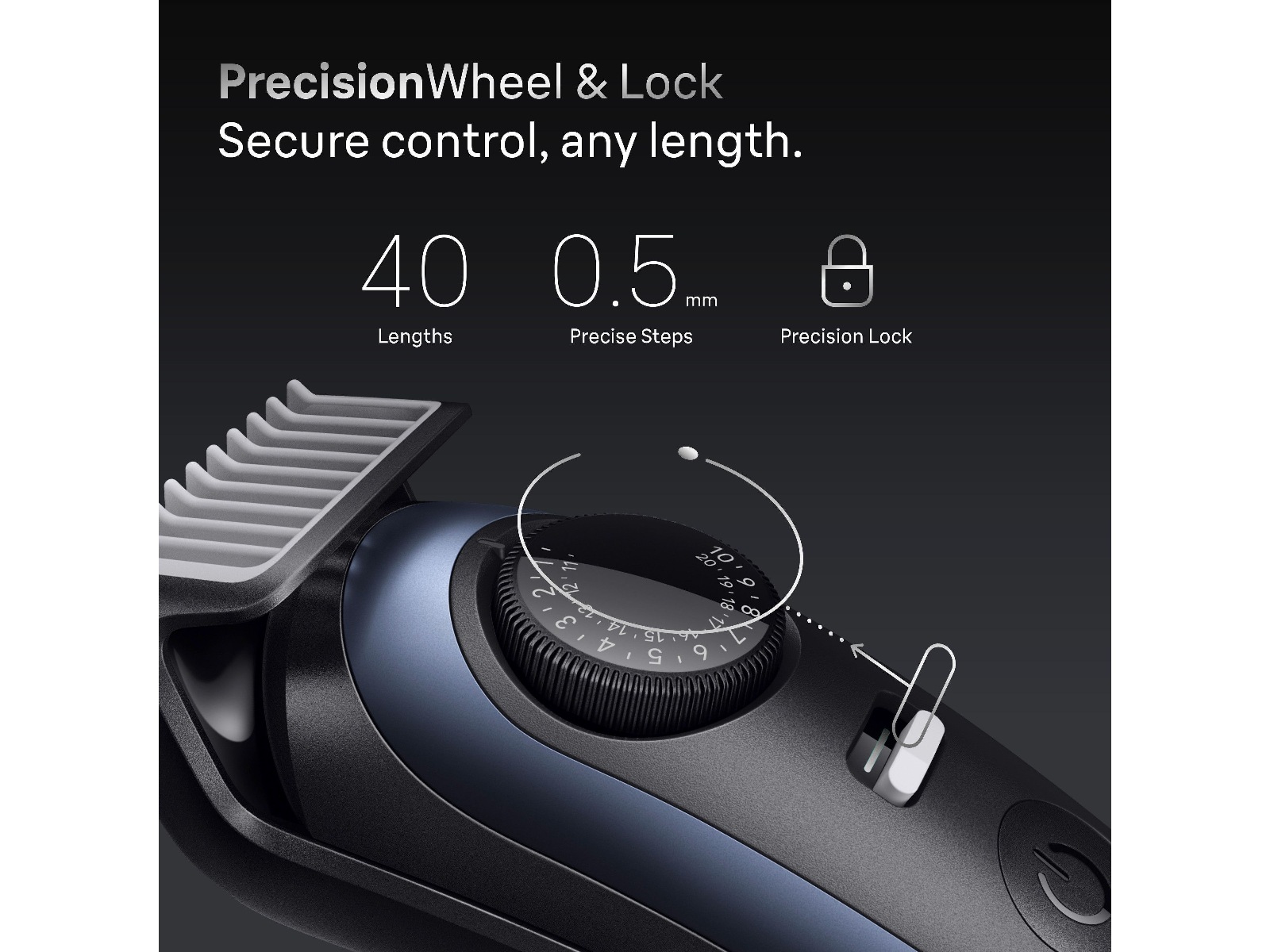 Braun Series 7 Skjeggtrimmer (blå) Barbermaskiner