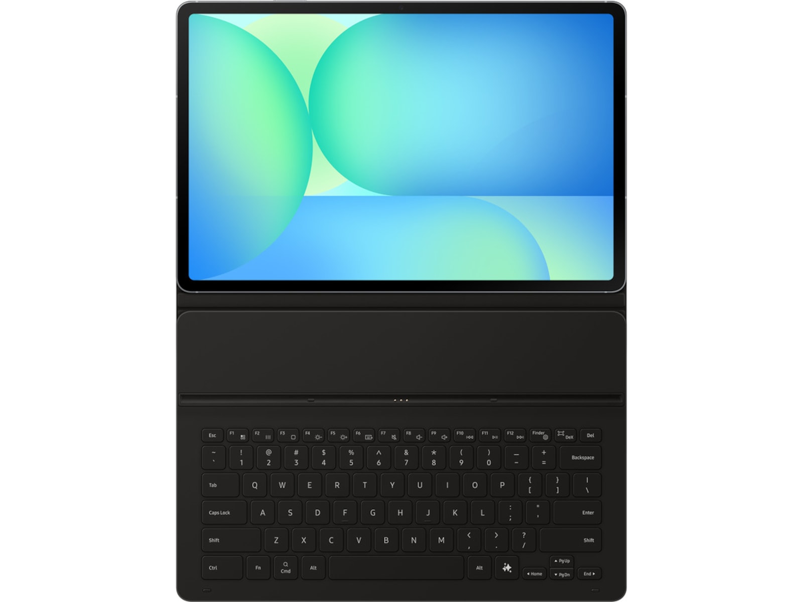 Samsung Galaxy Tab S10 FE+ Book Cover Keyboard Slim (sort) Tastatur og stylus