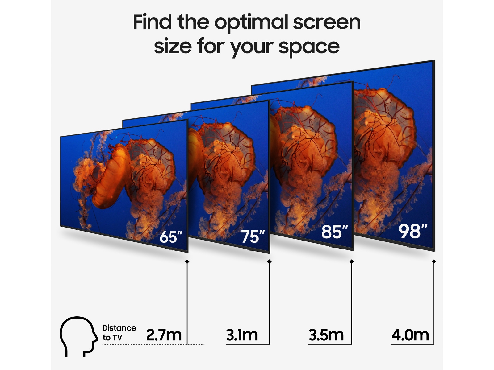 Samsung 43" U7005F UHD 4K smart-TV (2025) 20 - 49 tommer TV