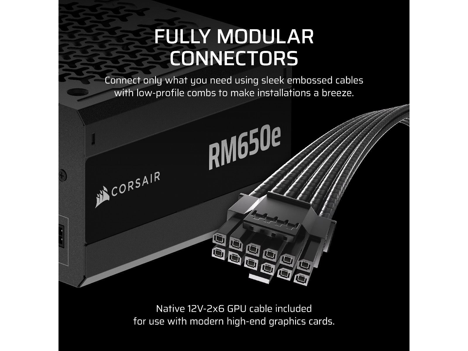 Corsair RMe Series RM650e PSU Enheter