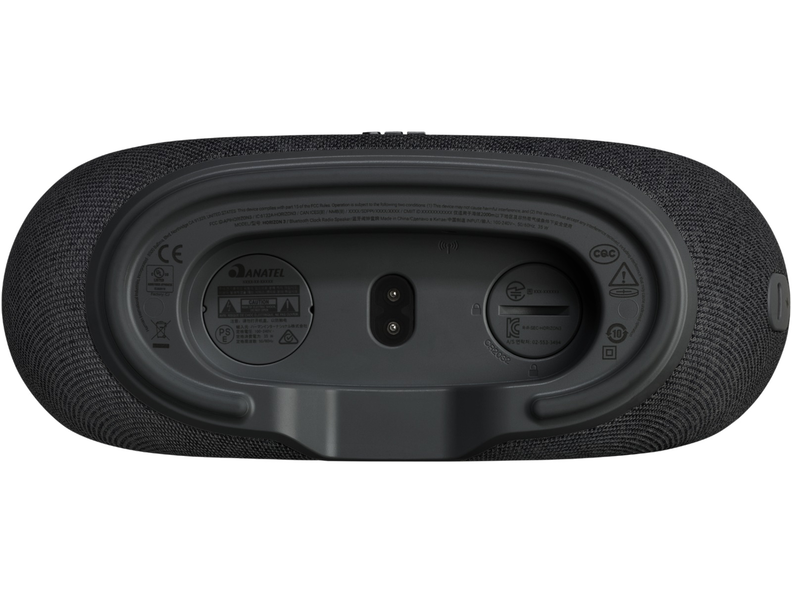 JBL Horizon 3 FM Klokkeradio (sort) Trådløs / Bluetooth-høyttaler