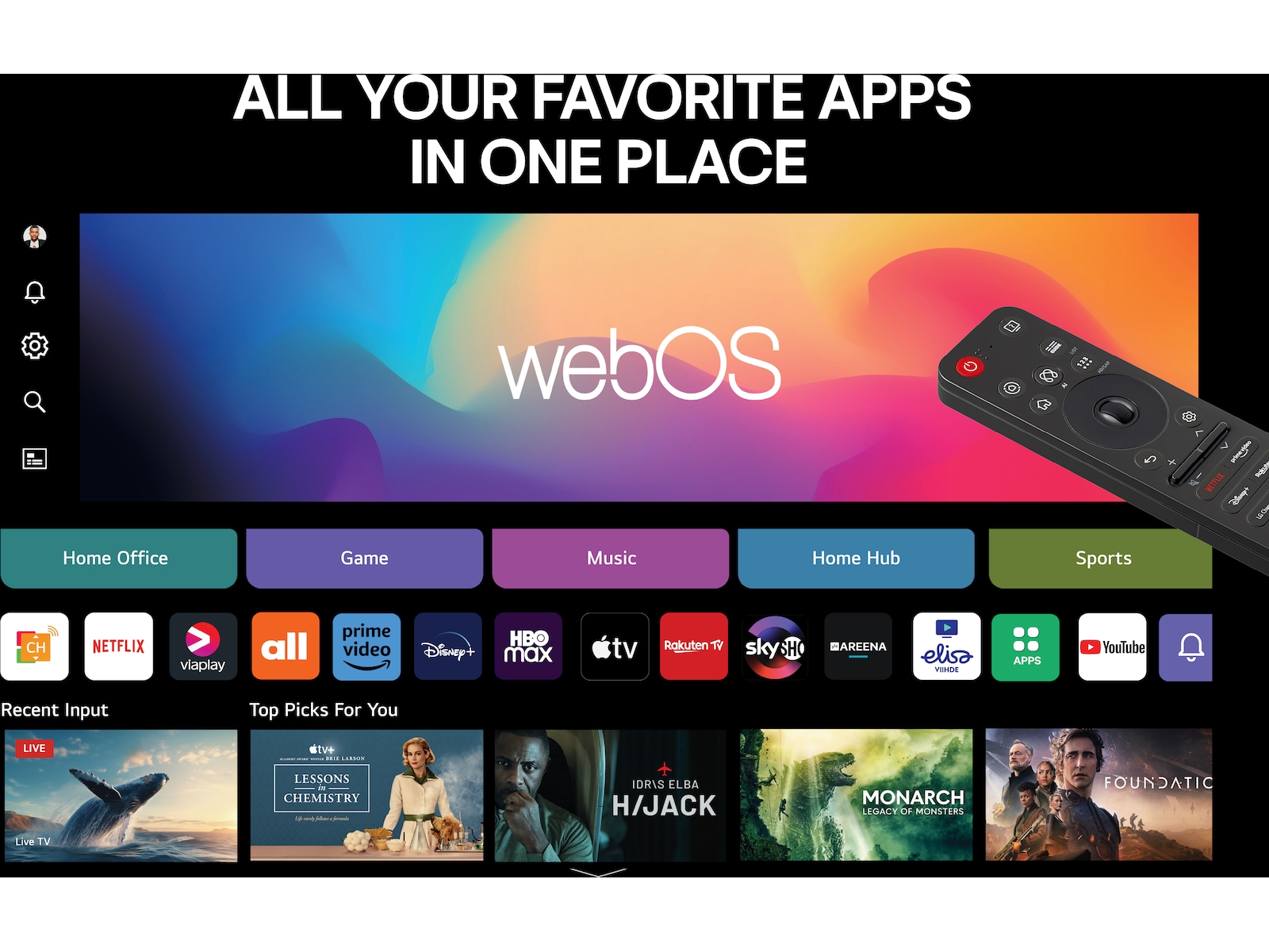 LG 48" G5 AI 4K OLED Smart TV (2025) 20 - 49 tommer TV