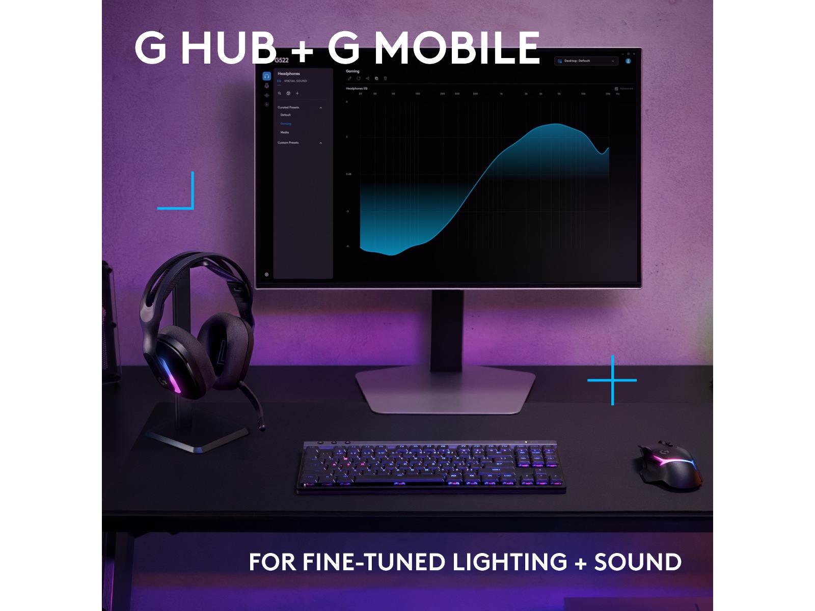 Logitech G522 Lightspeed Trådløst Gaming Headset (sort) Gamingheadset