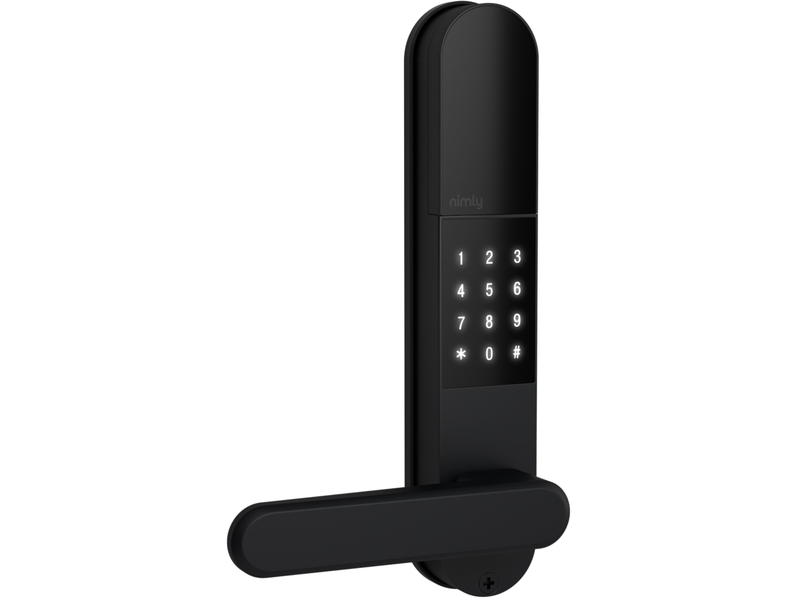 nimly Touch Pro smart lås (sort) Elektronisk dørlås