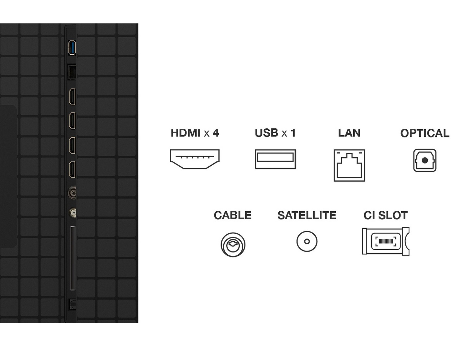 TCL 85" C8K 4K QD-Mini LED Google TV Over 80 tommer TV