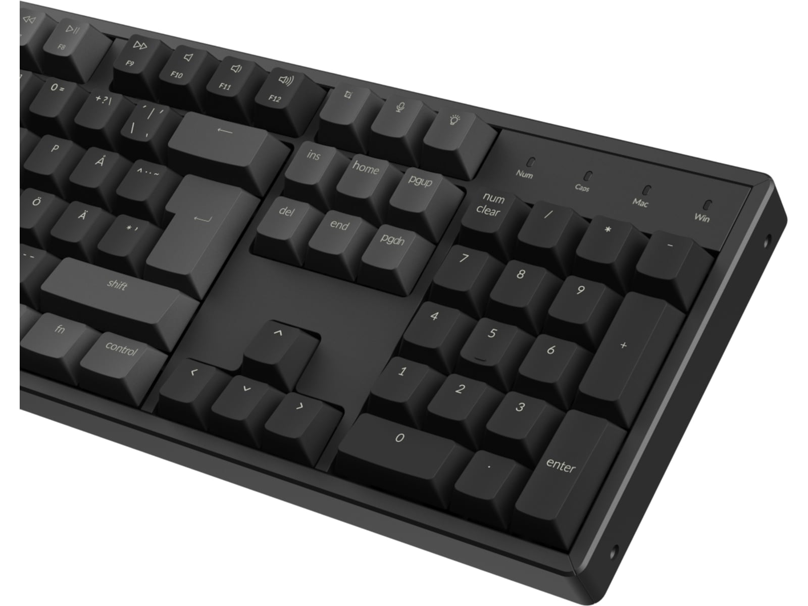 Keychron K10 V2 trådløst tastatur RGB hotswap QMK aluminium(super red) Gamingtastatur