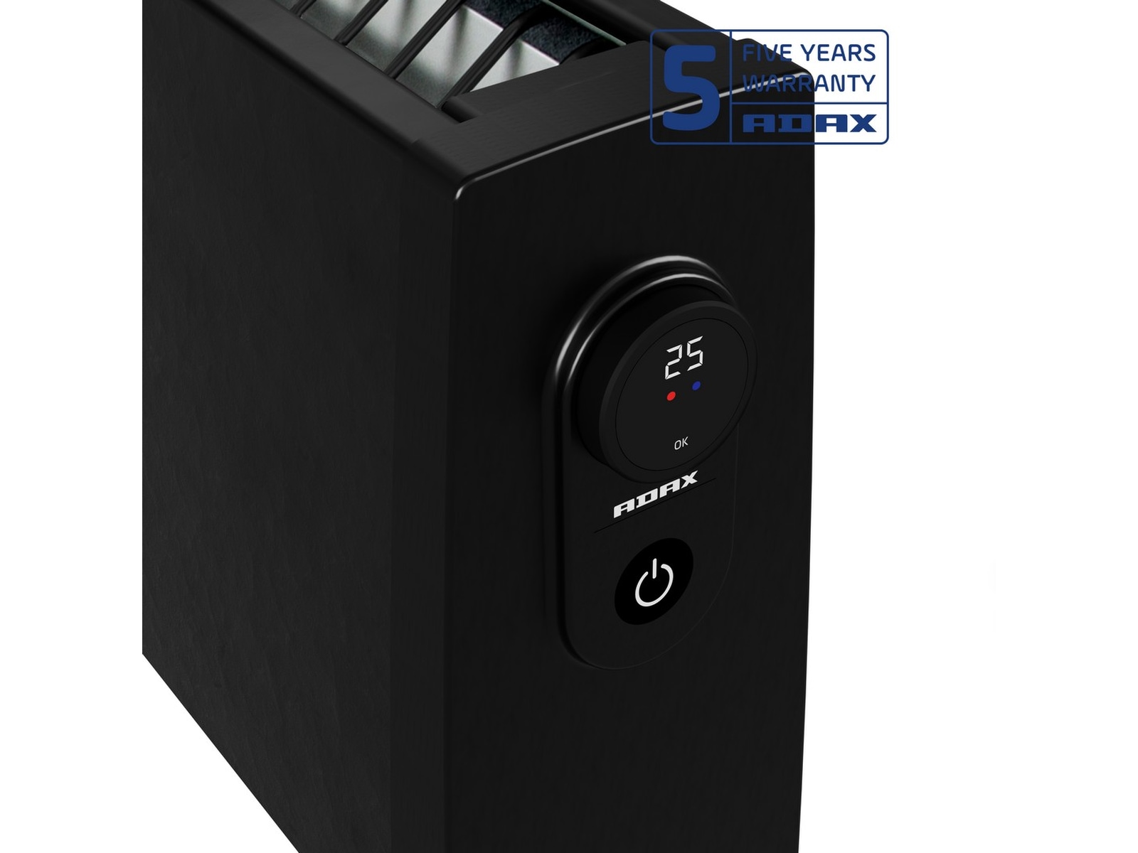 Adax Vilje VG1120WTB WiFi gulvovn 2000W 2025 (sort) Frittstående varmeovner