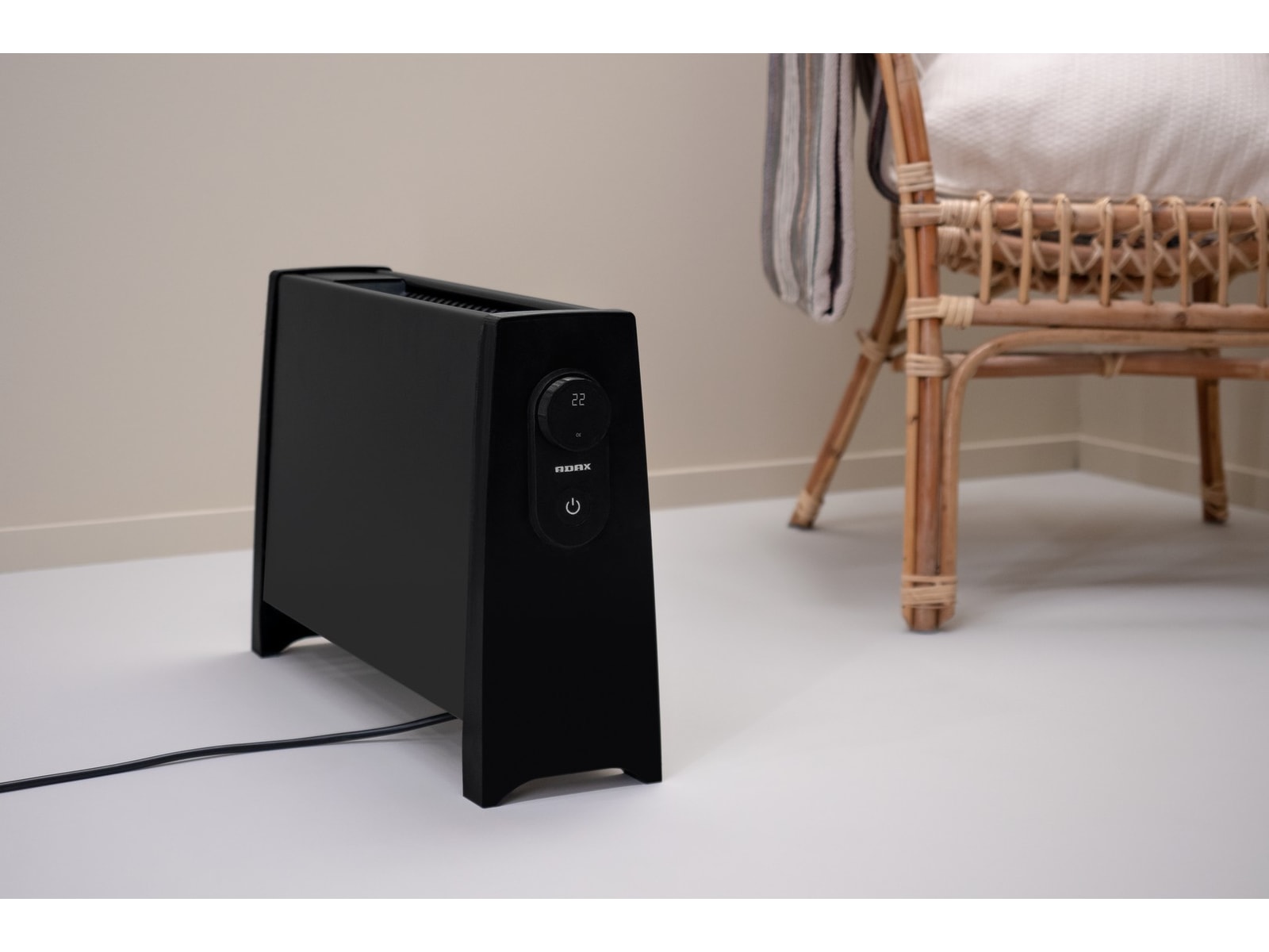 Adax Vilje VG1120WTB WiFi gulvovn 2000W 2025 (sort) Frittstående varmeovner