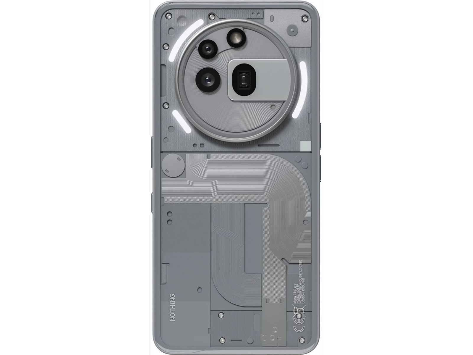 Nothing Phone (3a) Pro 12+256GB (grå) Mobiltelefoner