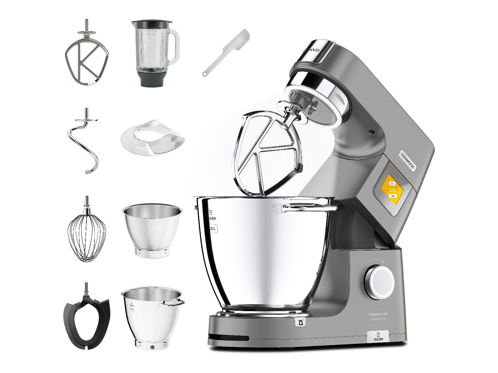 Kenwood Titanium Chef Patissier XL kjøkkenmaskin Kjøkkenmaskiner