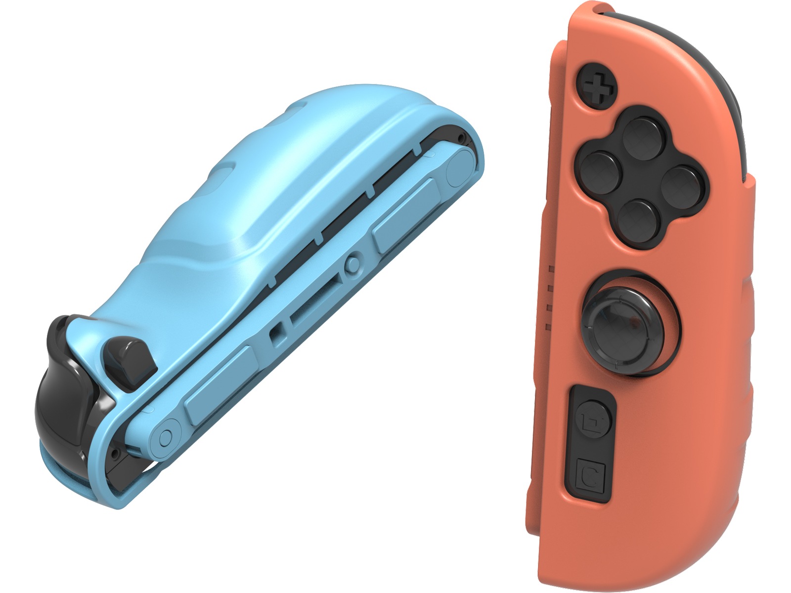 Gaminja Nintendo Switch 2 Joy-Con 2 silikongrep (blå/oransje) Tilbehør til spillkonsoller