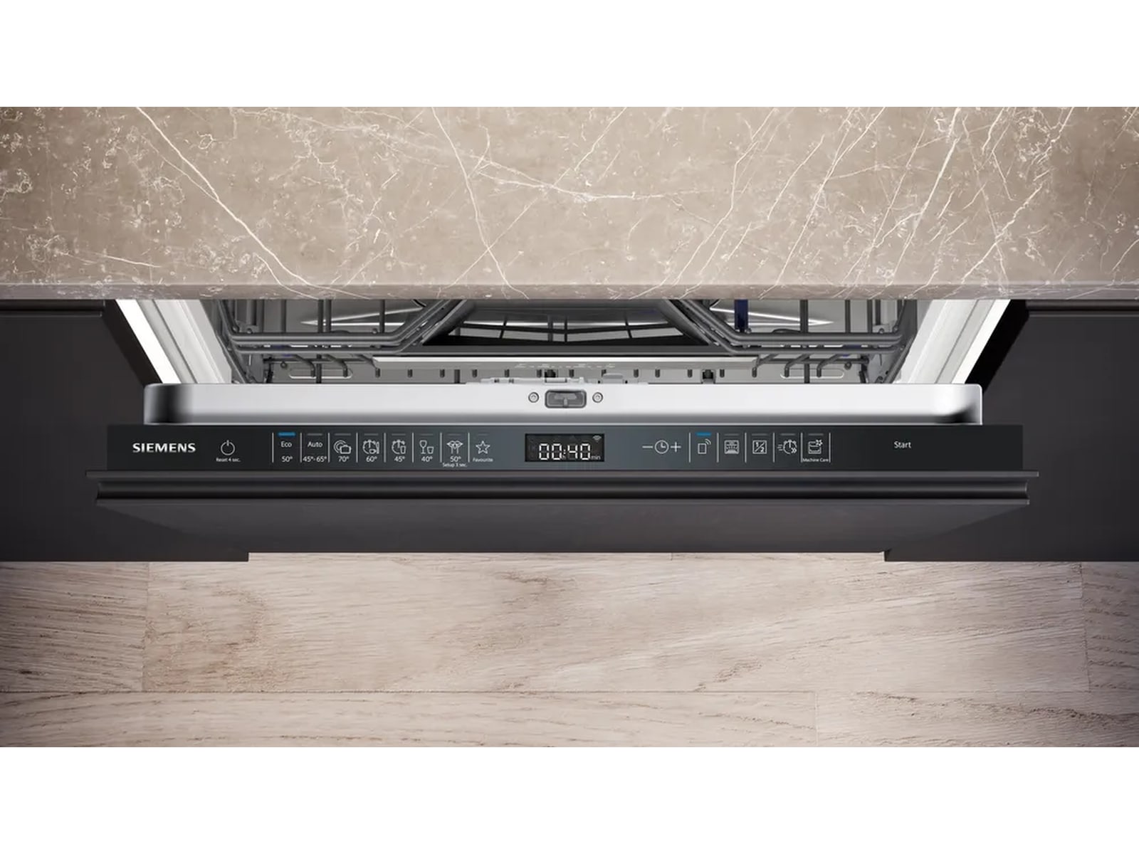 Siemens iQ500 helintegrert oppvaskmaskin Integrert oppvaskmaskin