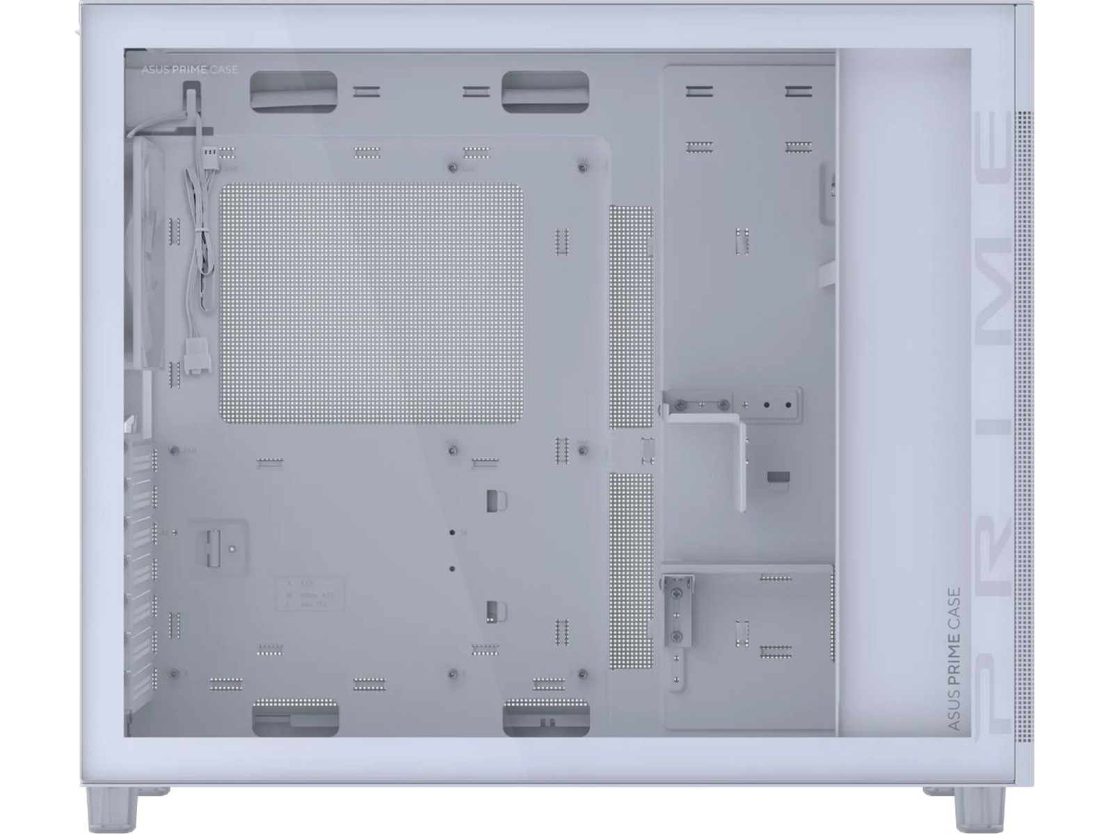 Asus Prime AP303 TG Mid Tower (hvit) Midi tower