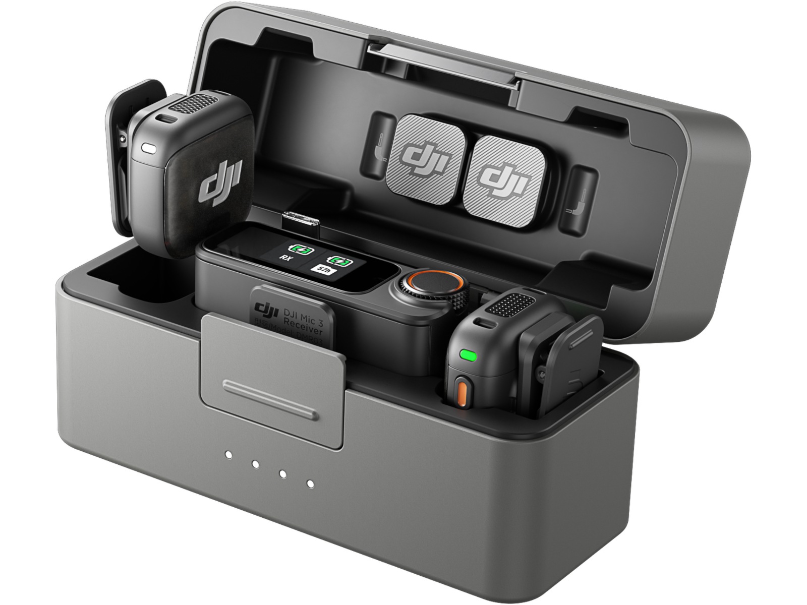DJI Mic 3 (2 TX + 1 RX + Charging Case) Kameramikrofon
