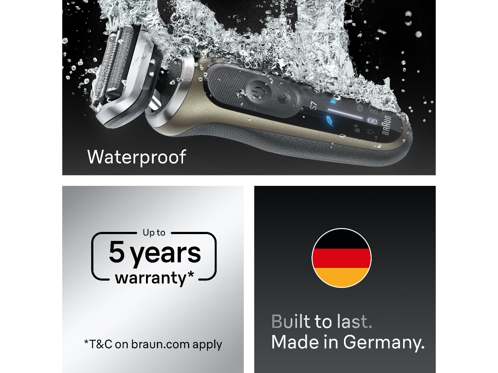Braun Series 7 elektrisk barbermaskin 72-C7200CC Barbermaskiner