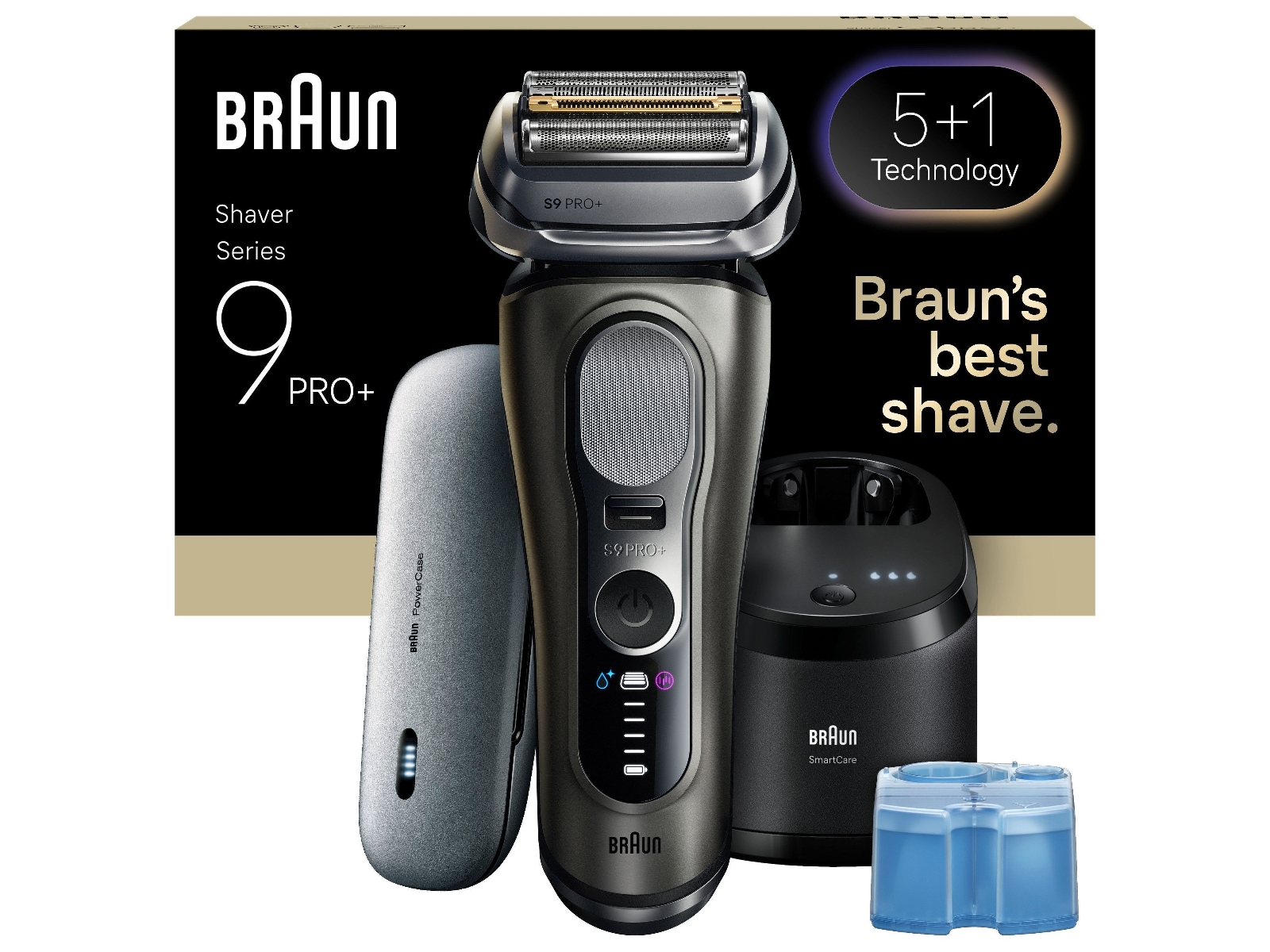 Braun Series 9 PRO+ elektrisk barbermaskin 9675CC Barbermaskiner