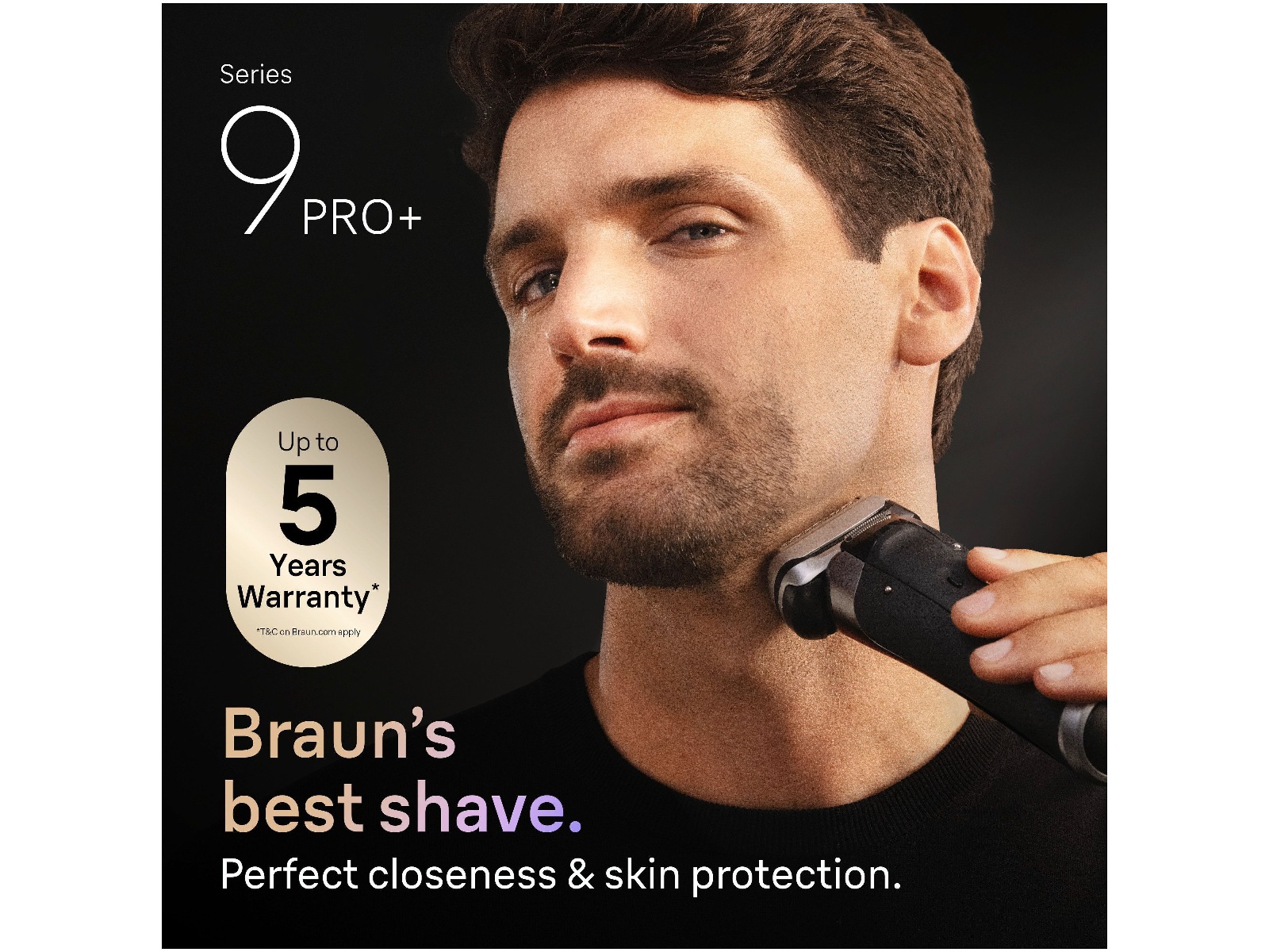 Braun Series 9 PRO+ elektrisk barbermaskin 9675CC Barbermaskiner