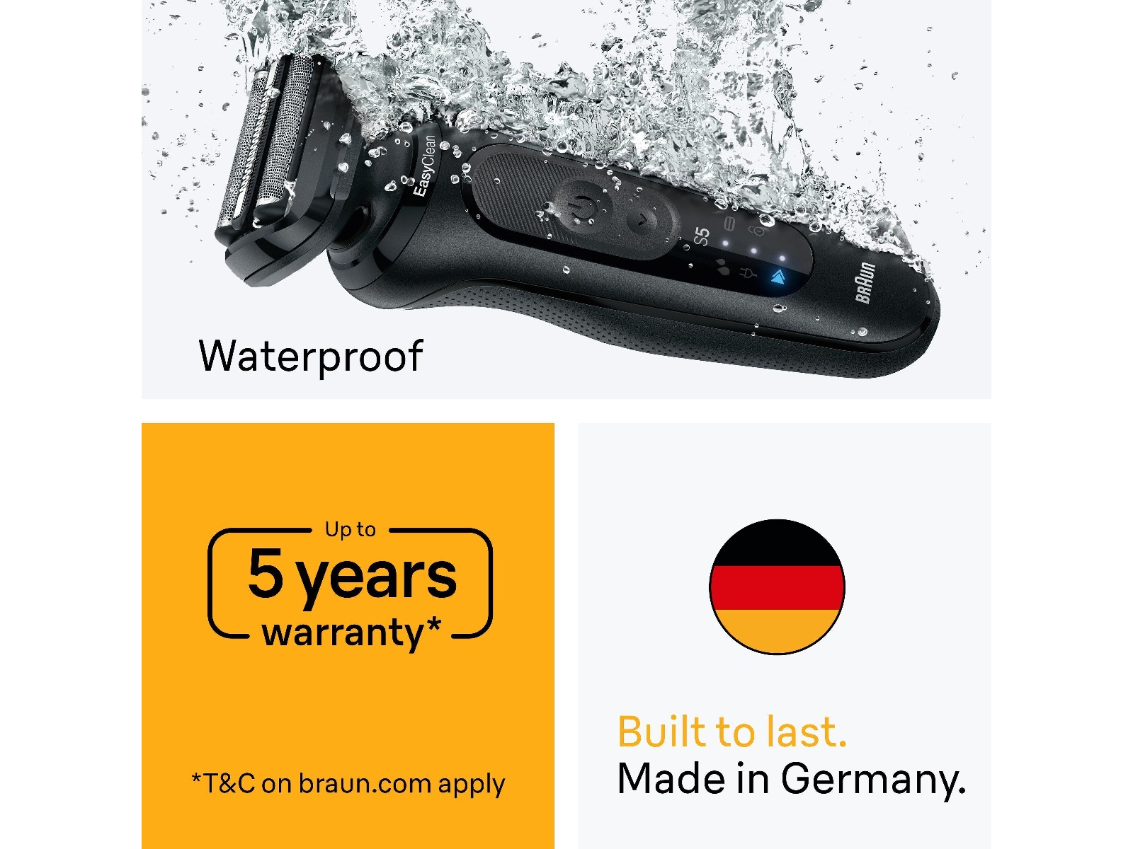 Braun Series 5 elektrisk barbermaskin 52-N1200S Barbermaskiner